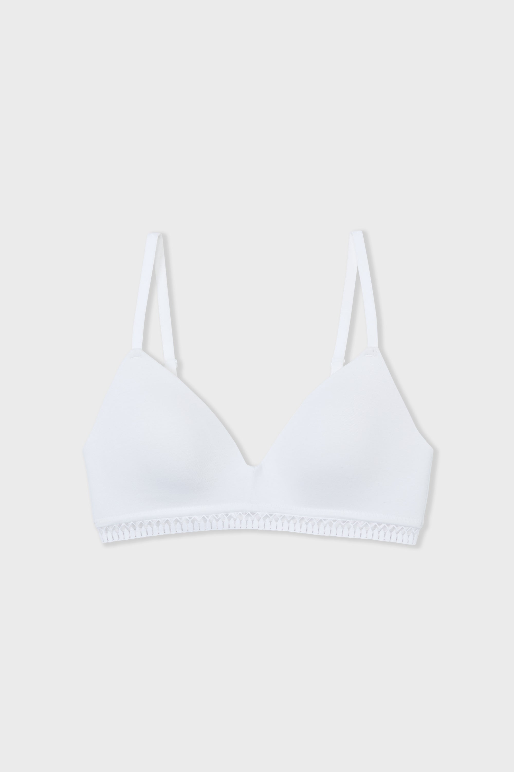 Wireless Bra With Lightly Lined Cups In Organic Cotton