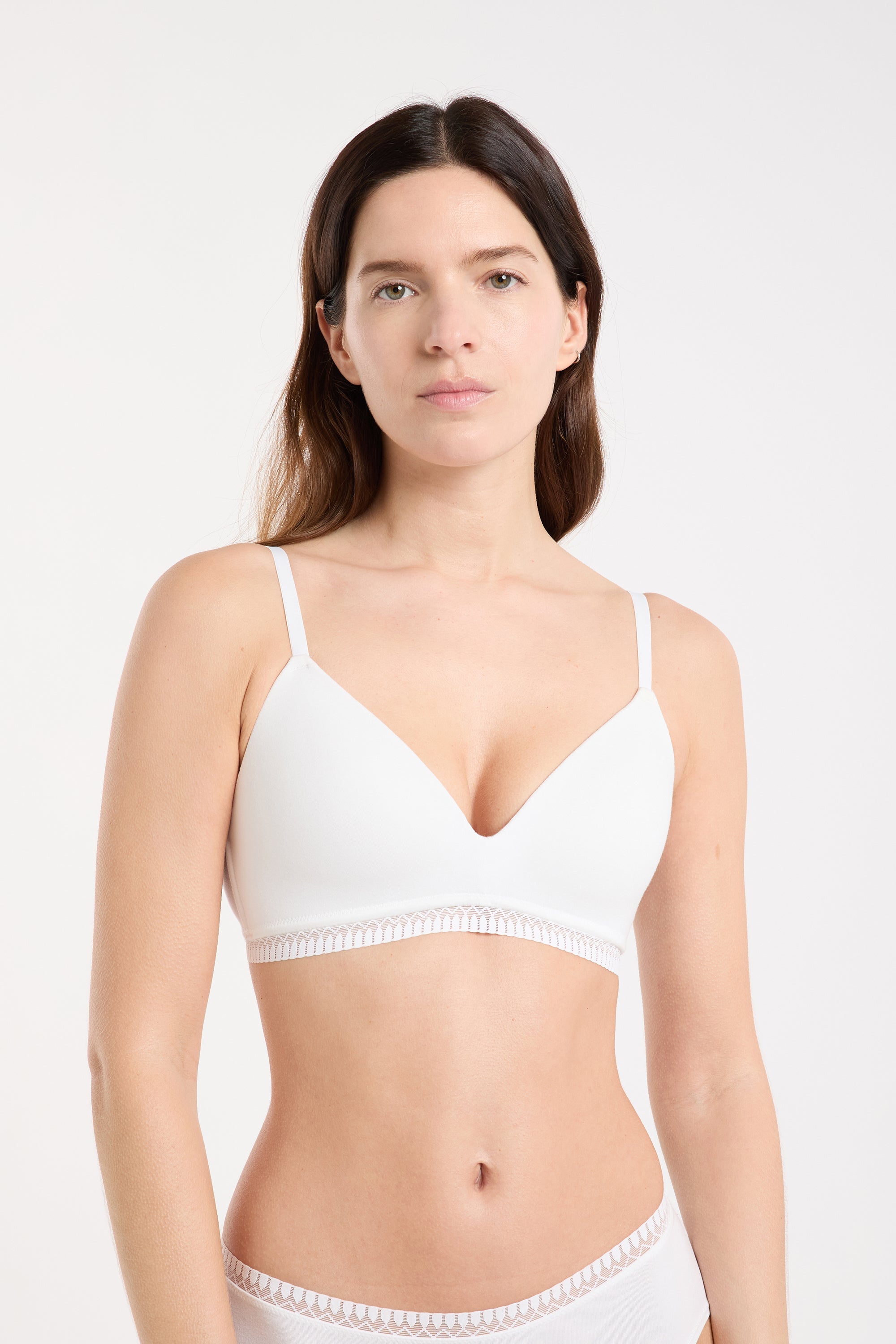 Wireless Bra With Lightly Lined Cups In Organic Cotton