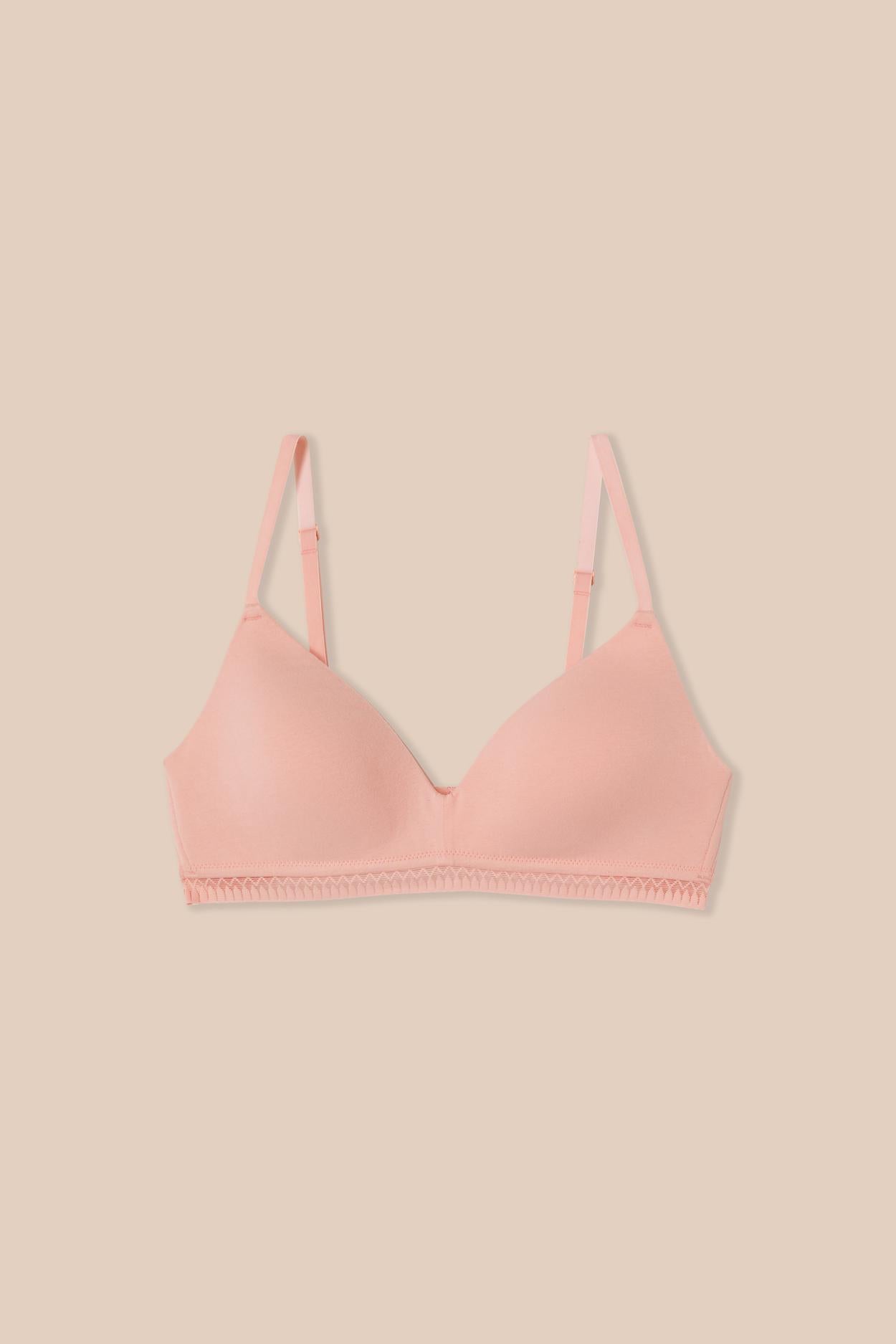 Lightly Lined Cotton Bralette