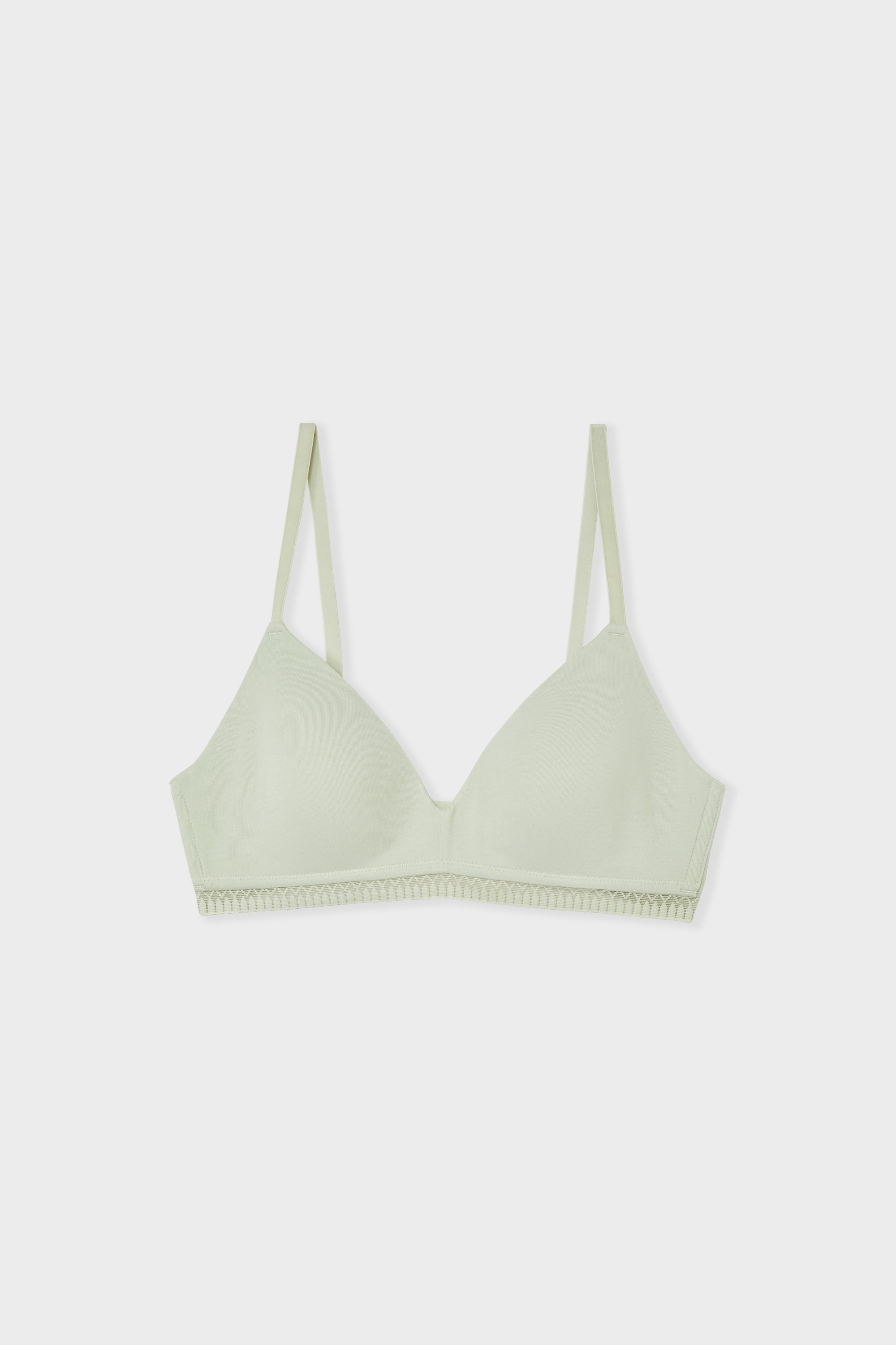 Wireless Bra With Lightly Lined Cups In Organic Cotton