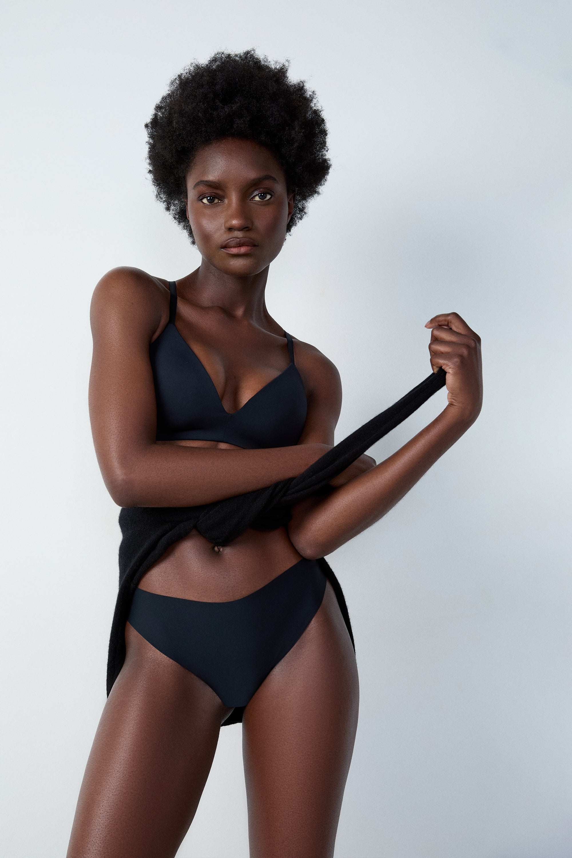 High Leg Tanga In Microfiber
