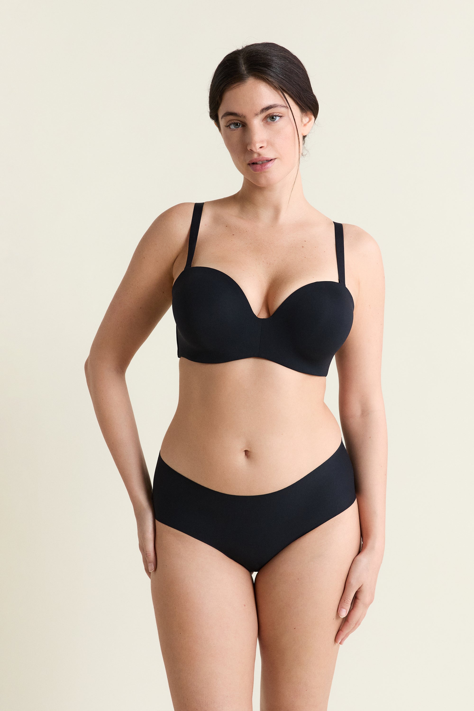 Strapless Lightly Lined Bra With Removable Straps