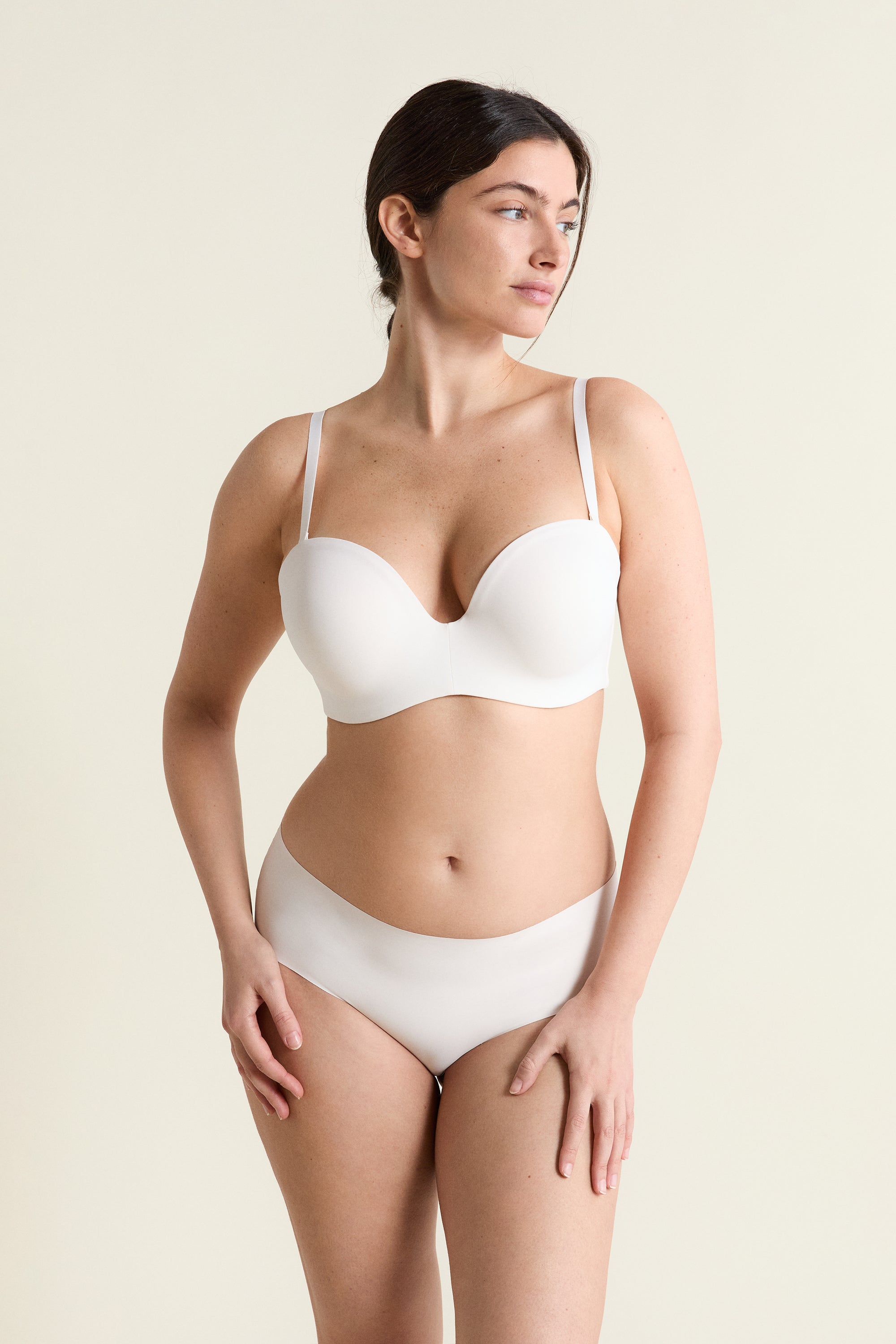 Strapless Lightly Lined Bra With Removable Straps