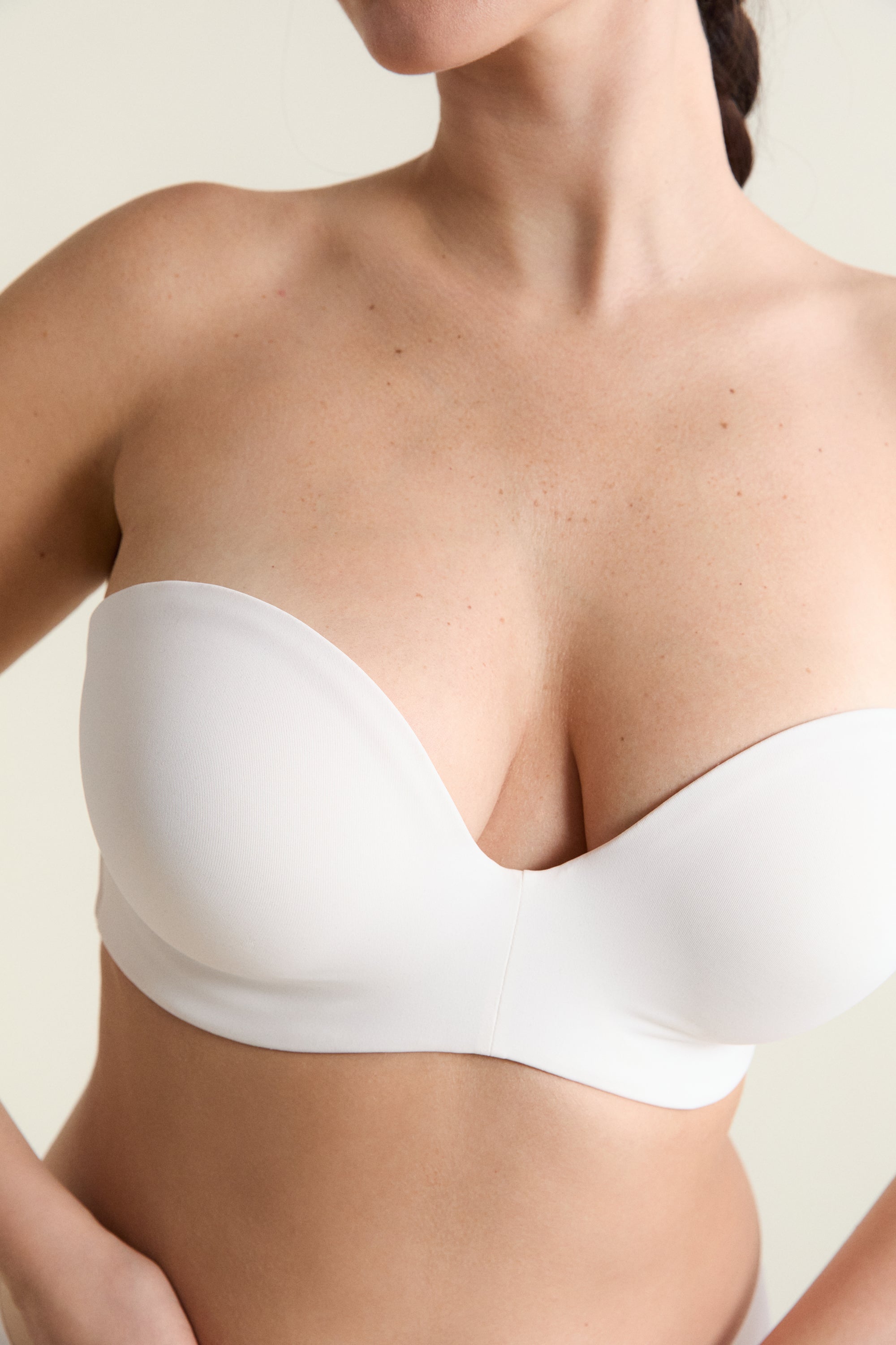 Strapless Lightly Lined Bra With Removable Straps