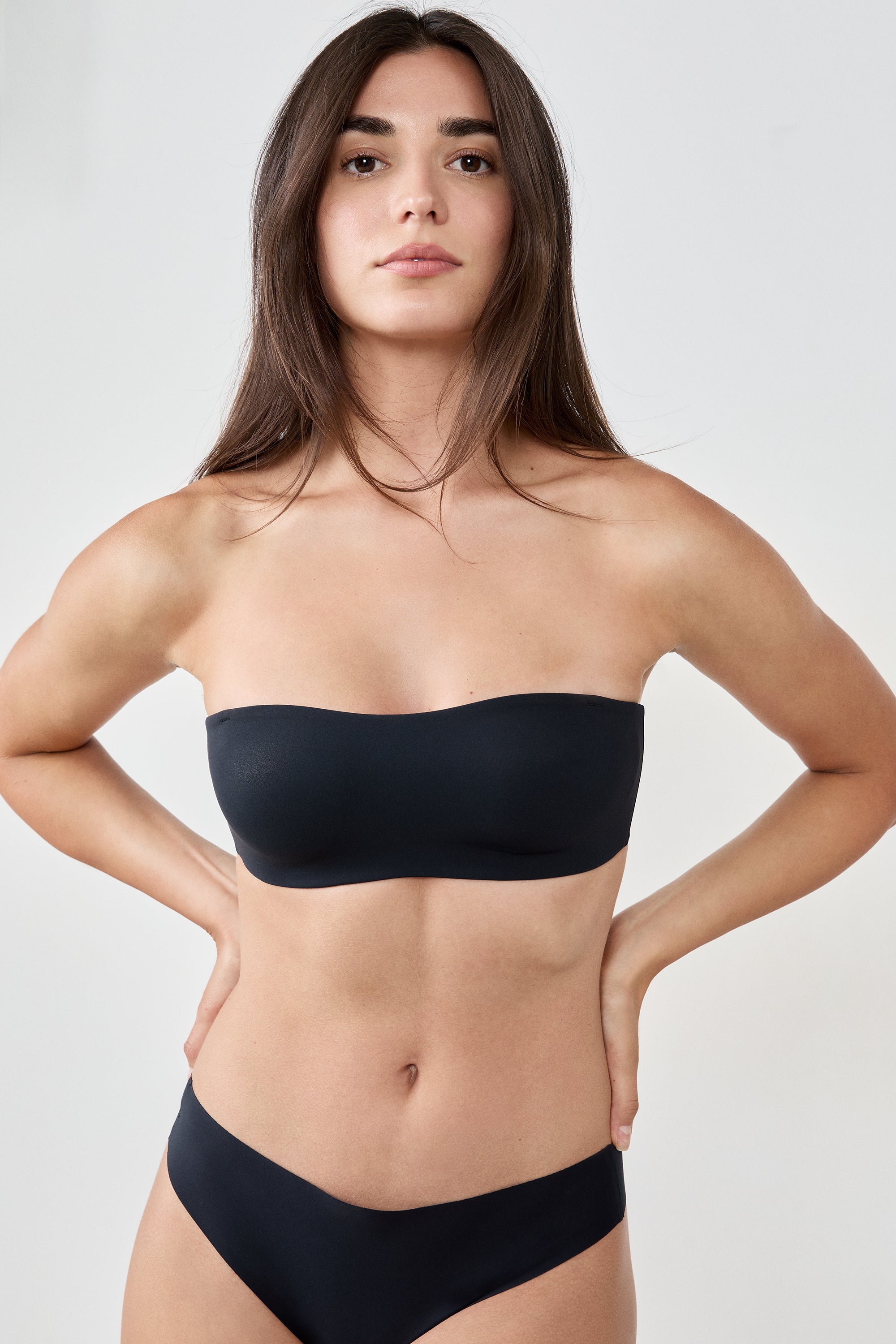 Soft Underwire Bandeau Bra With Removable Straps