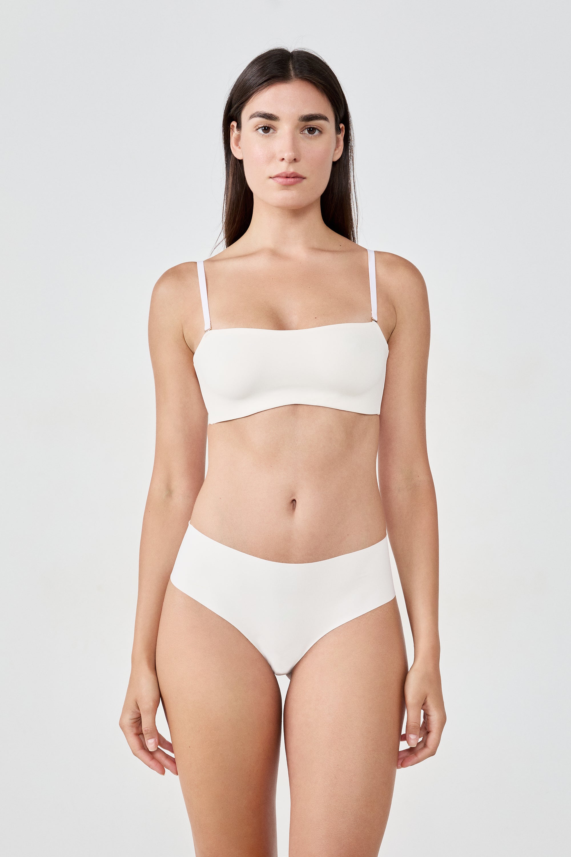 Soft Underwire Bandeau Bra With Removable Straps