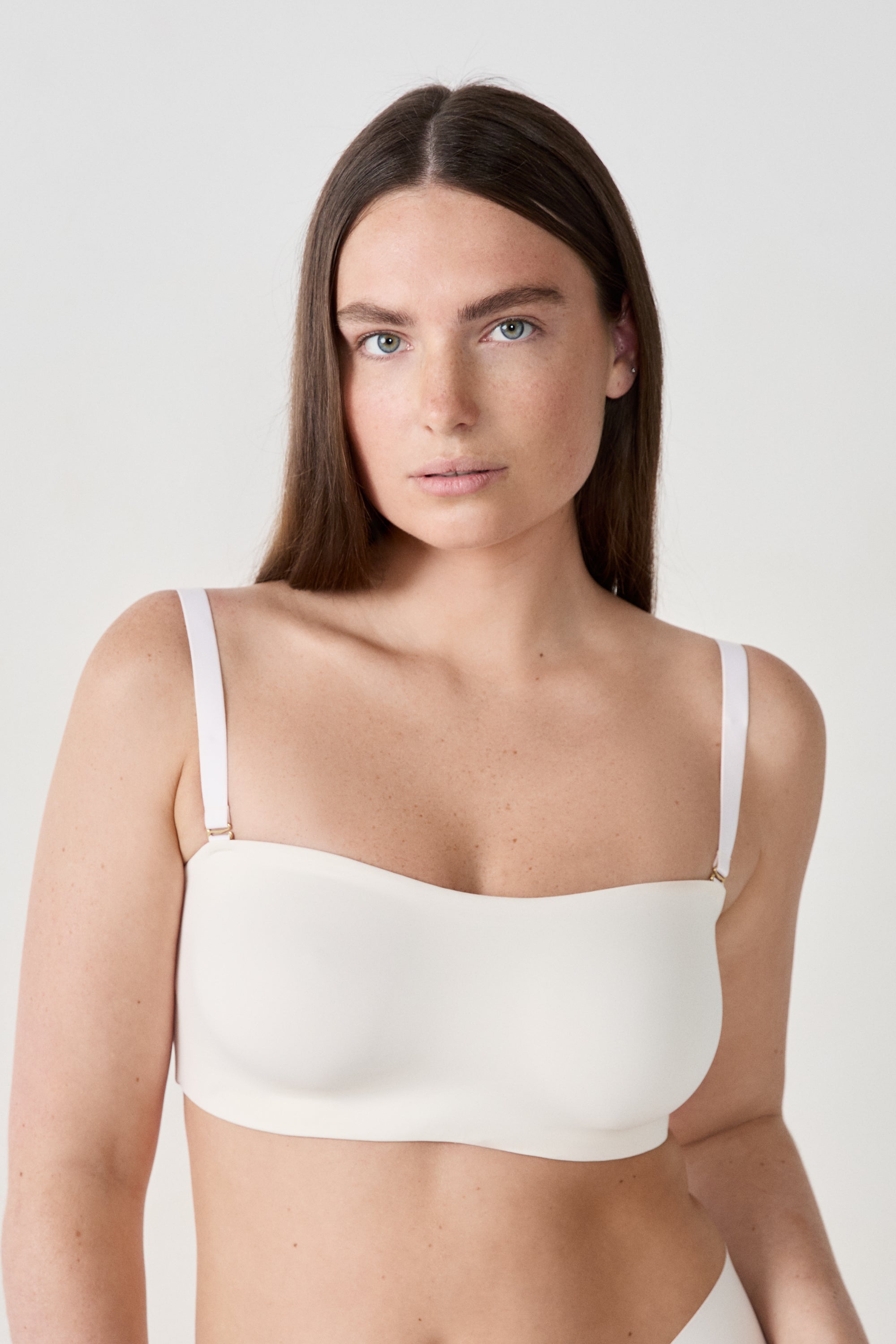 Soft Underwire Bandeau Bra With Removable Straps