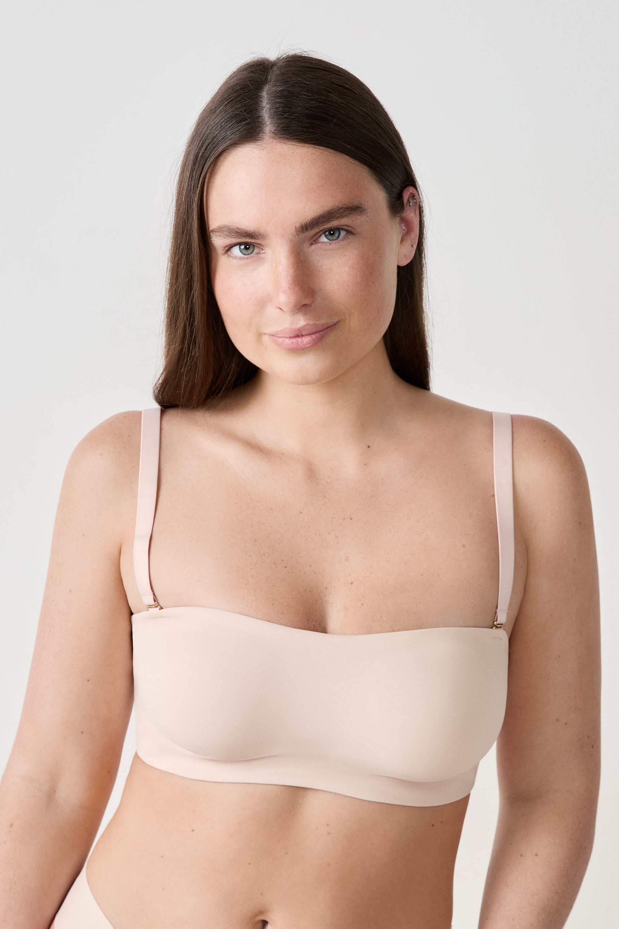 Soft Underwire Bandeau Bra With Removable Straps