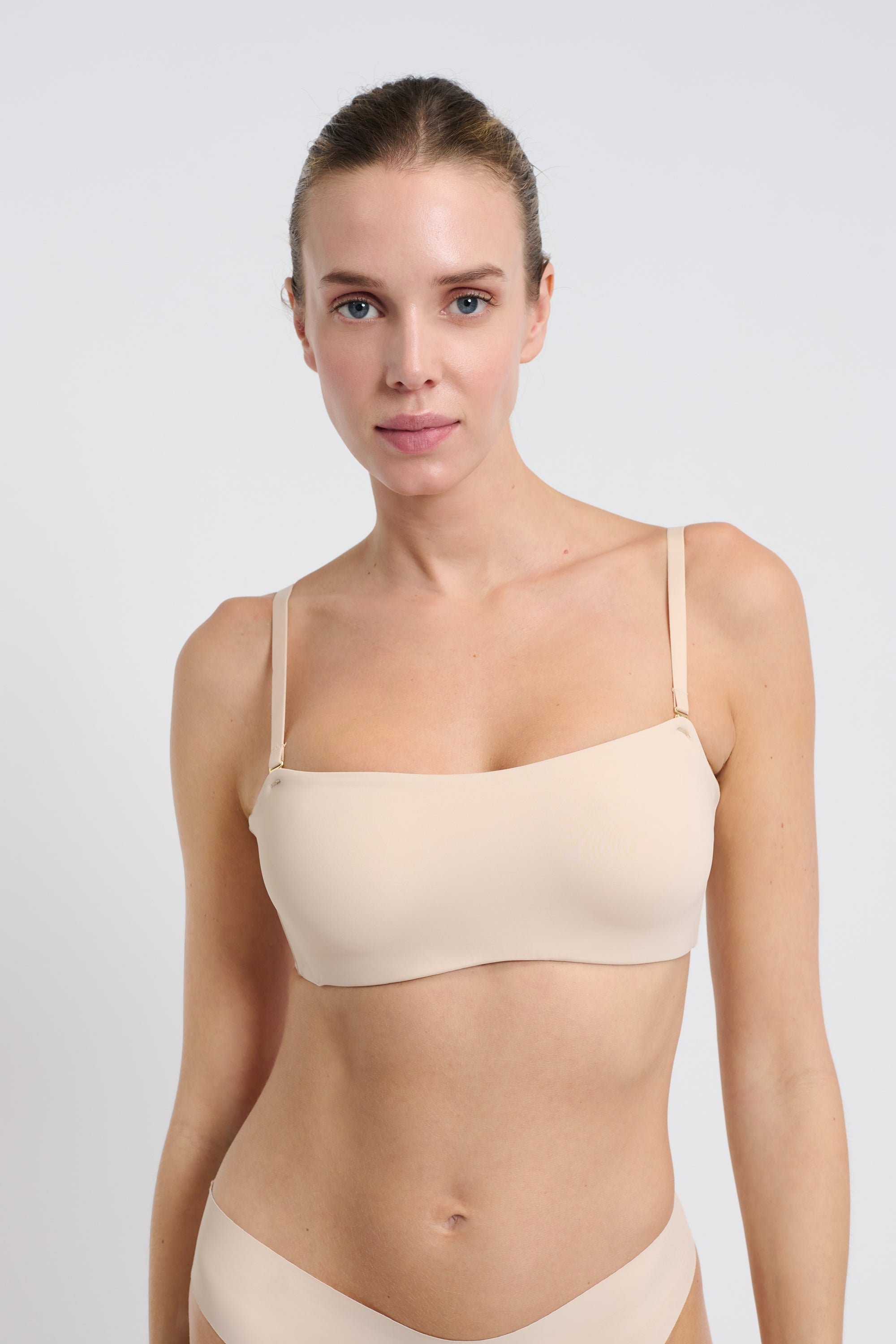 Soft Underwire Bandeau Bra With Removable Straps
