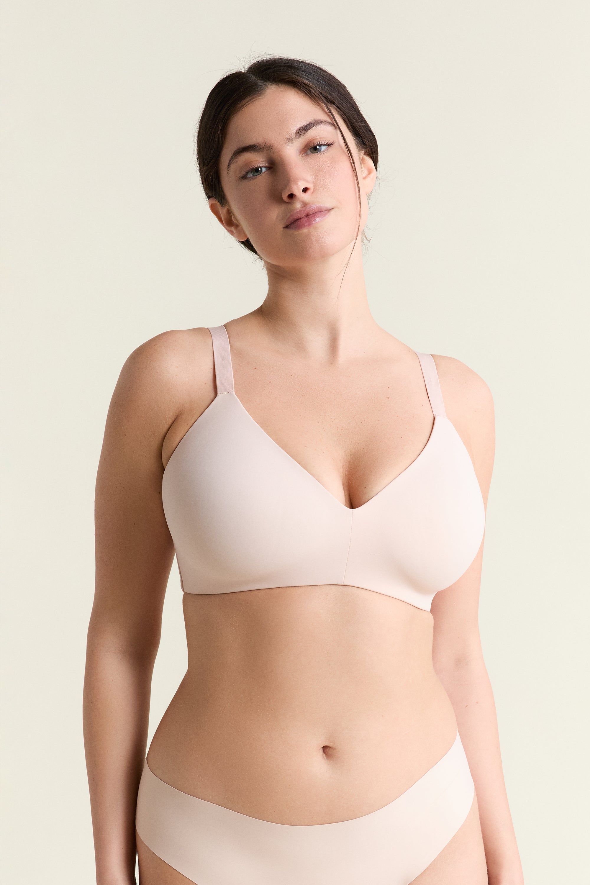 Wireless Lightly Lined Bra In Microfiber