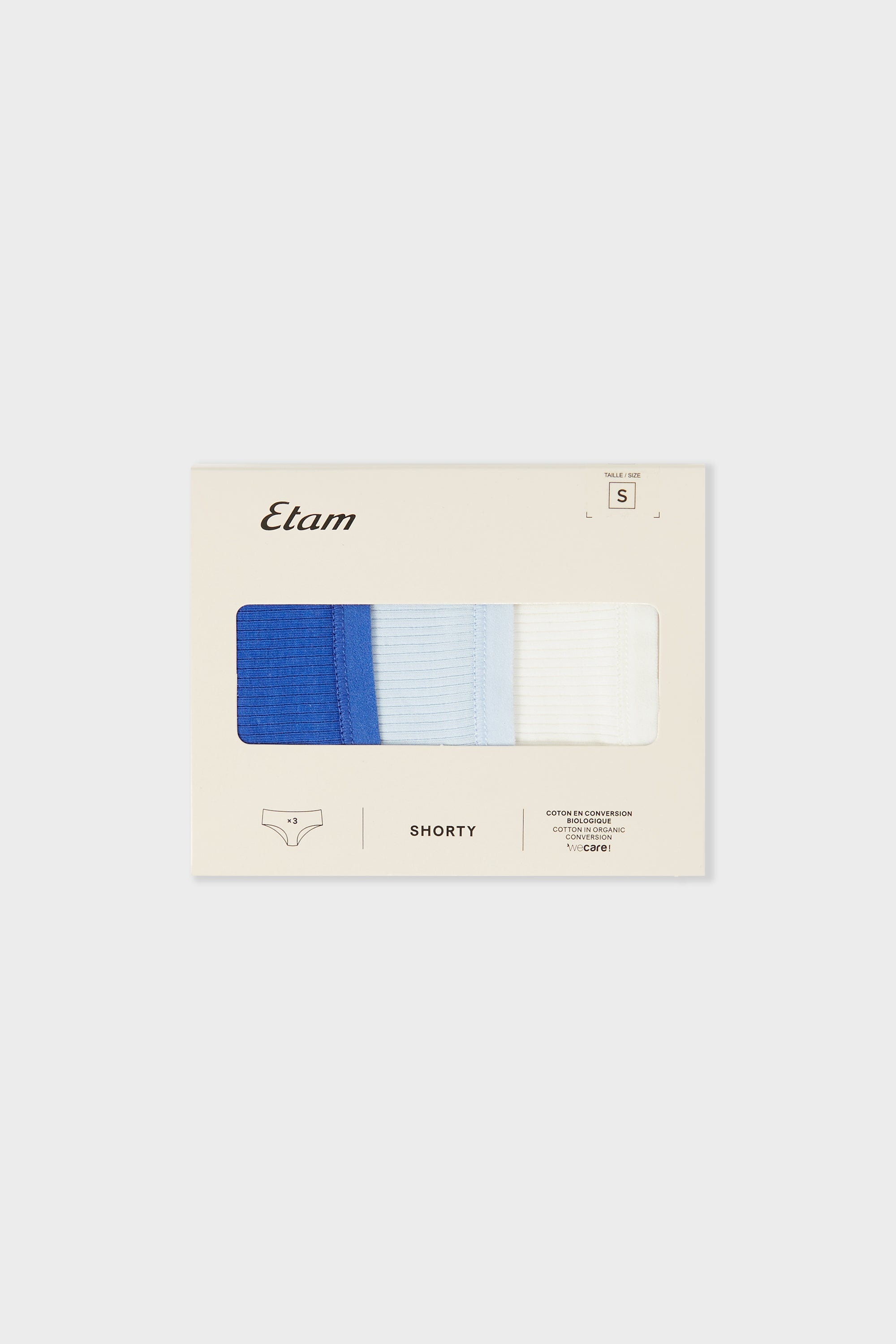 Pack Of 3 Cotton Boyshorts