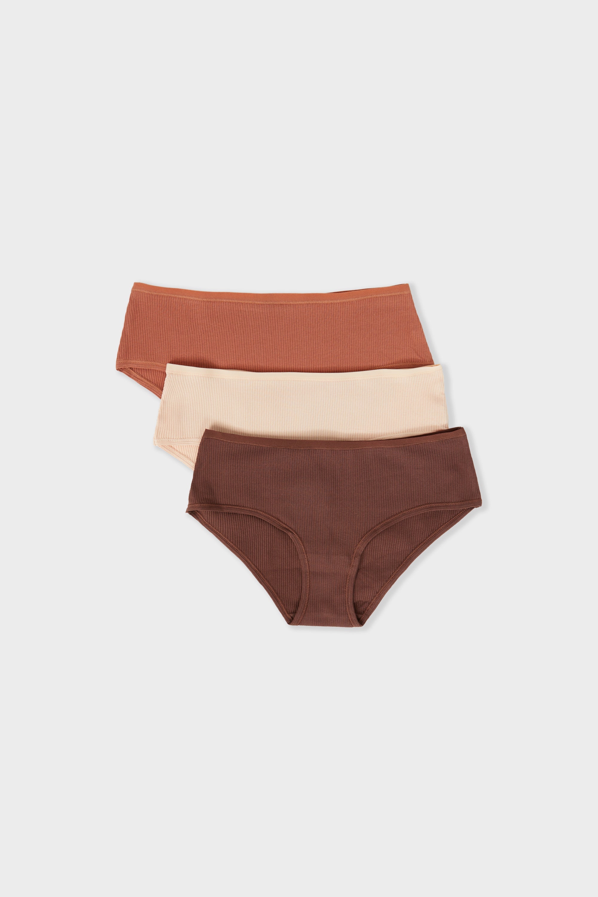 Pack Of 3 Cotton Boyshorts