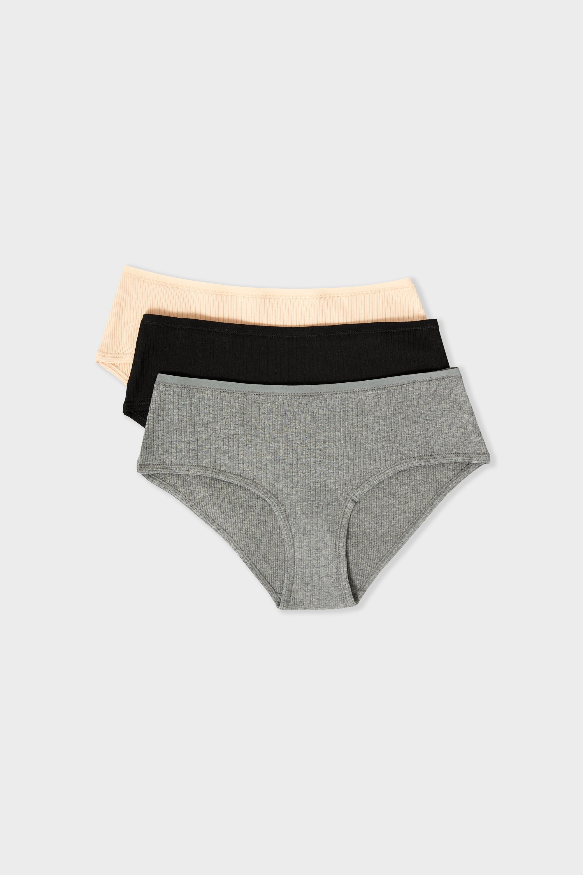 Pack Of 3 Cotton Boyshorts