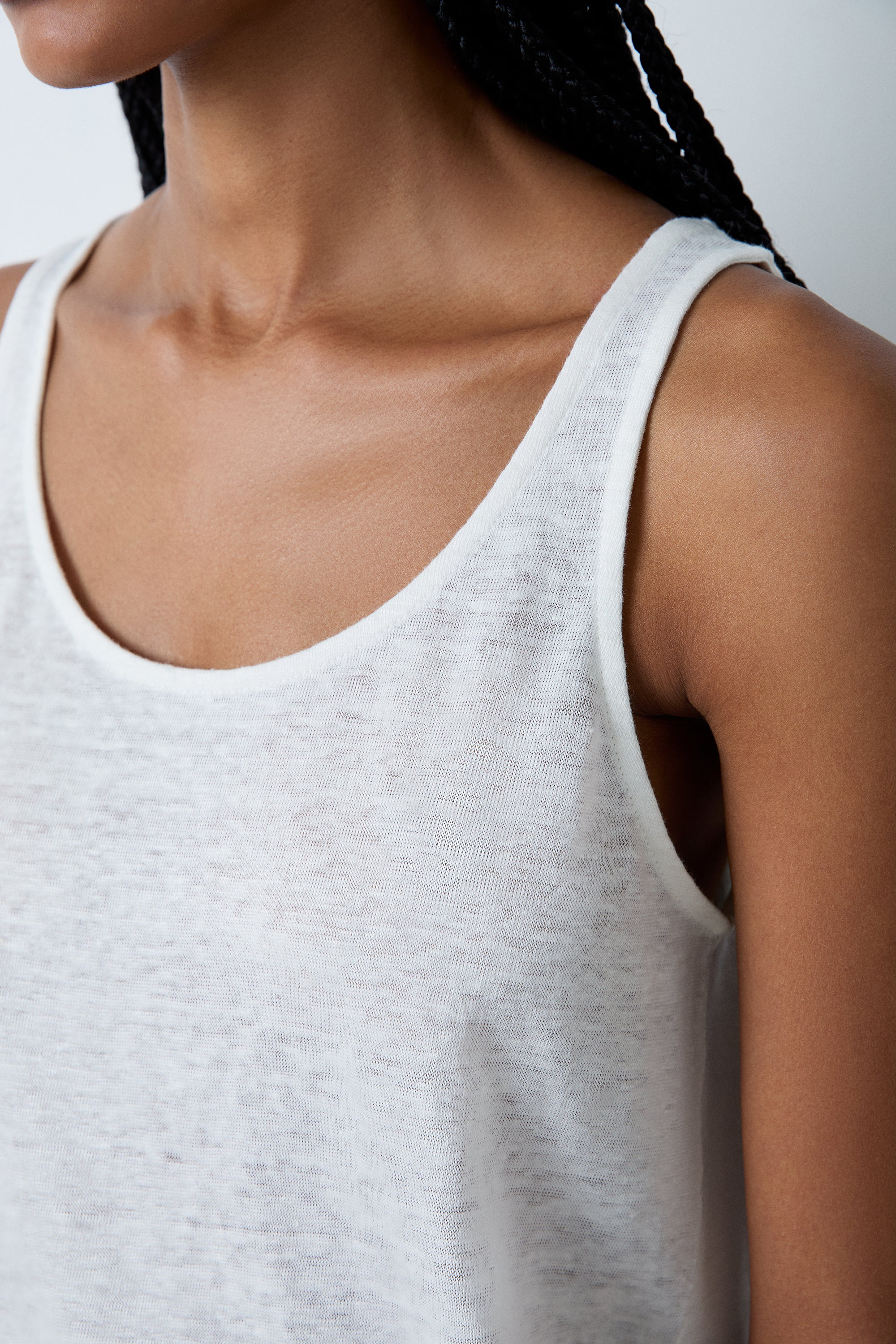100% Linen Tank Top