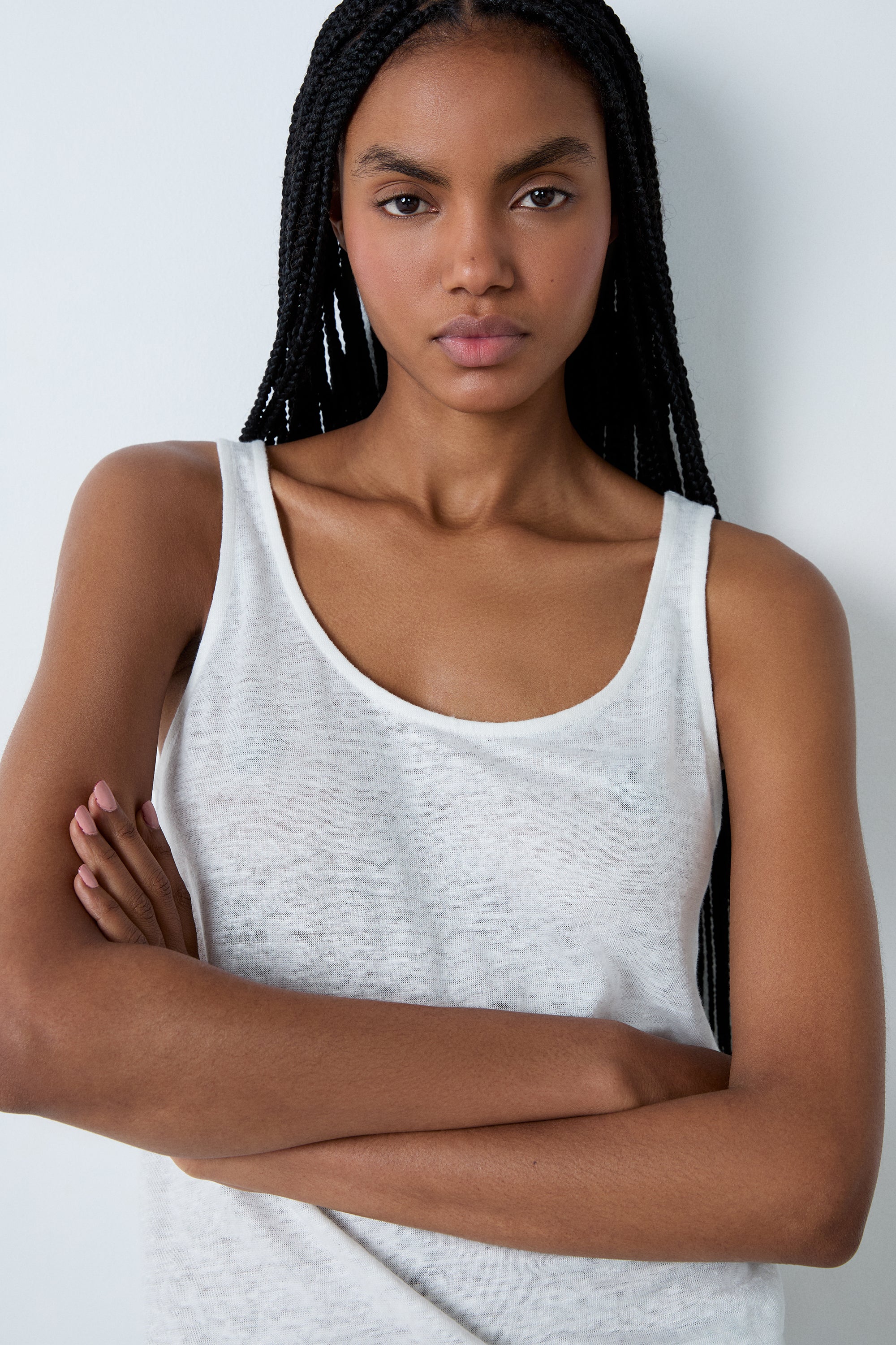 100% Linen Tank Top