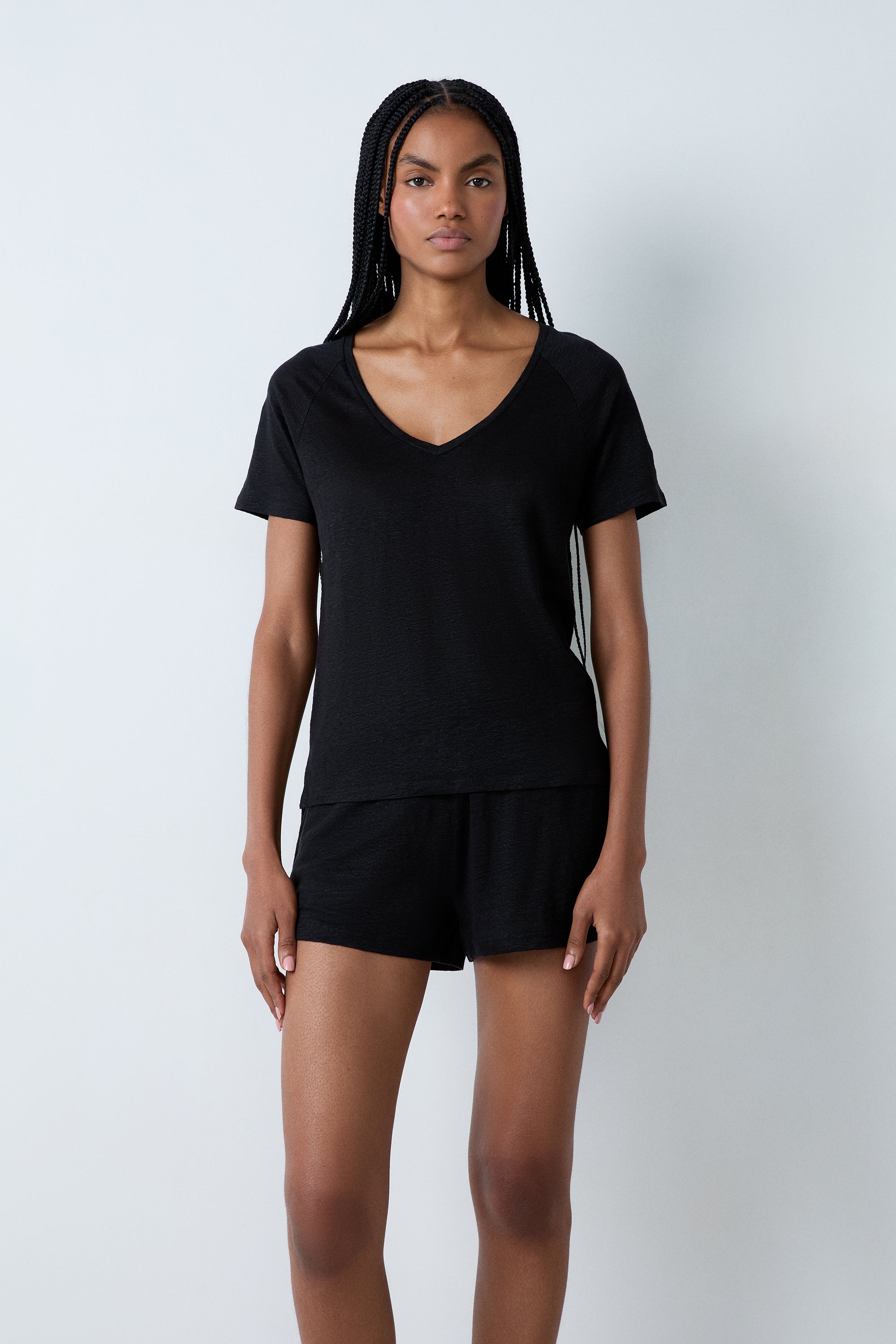 Short-Sleeved T-Shirt 100% Linen