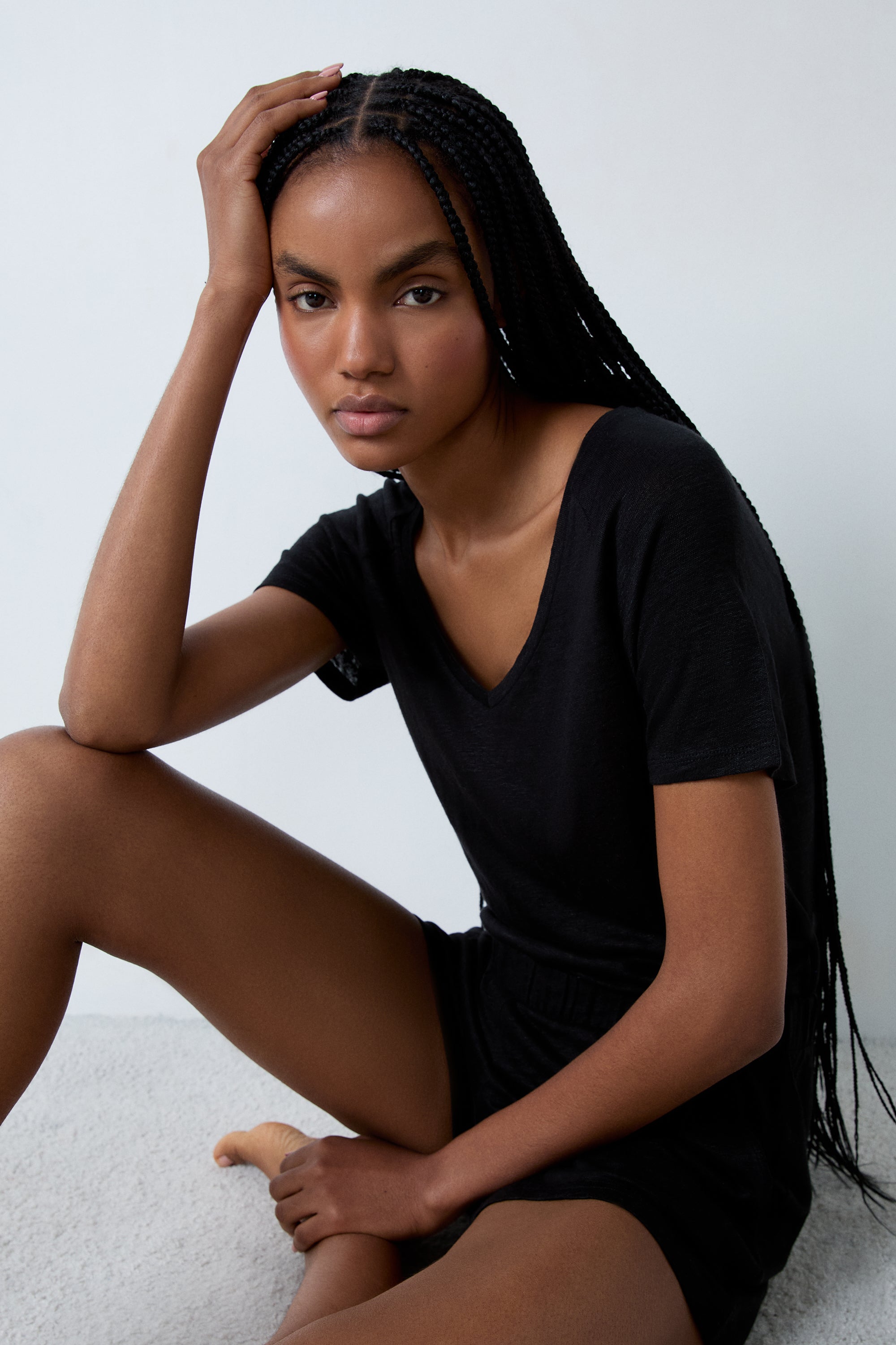 Short-Sleeved T-Shirt 100% Linen