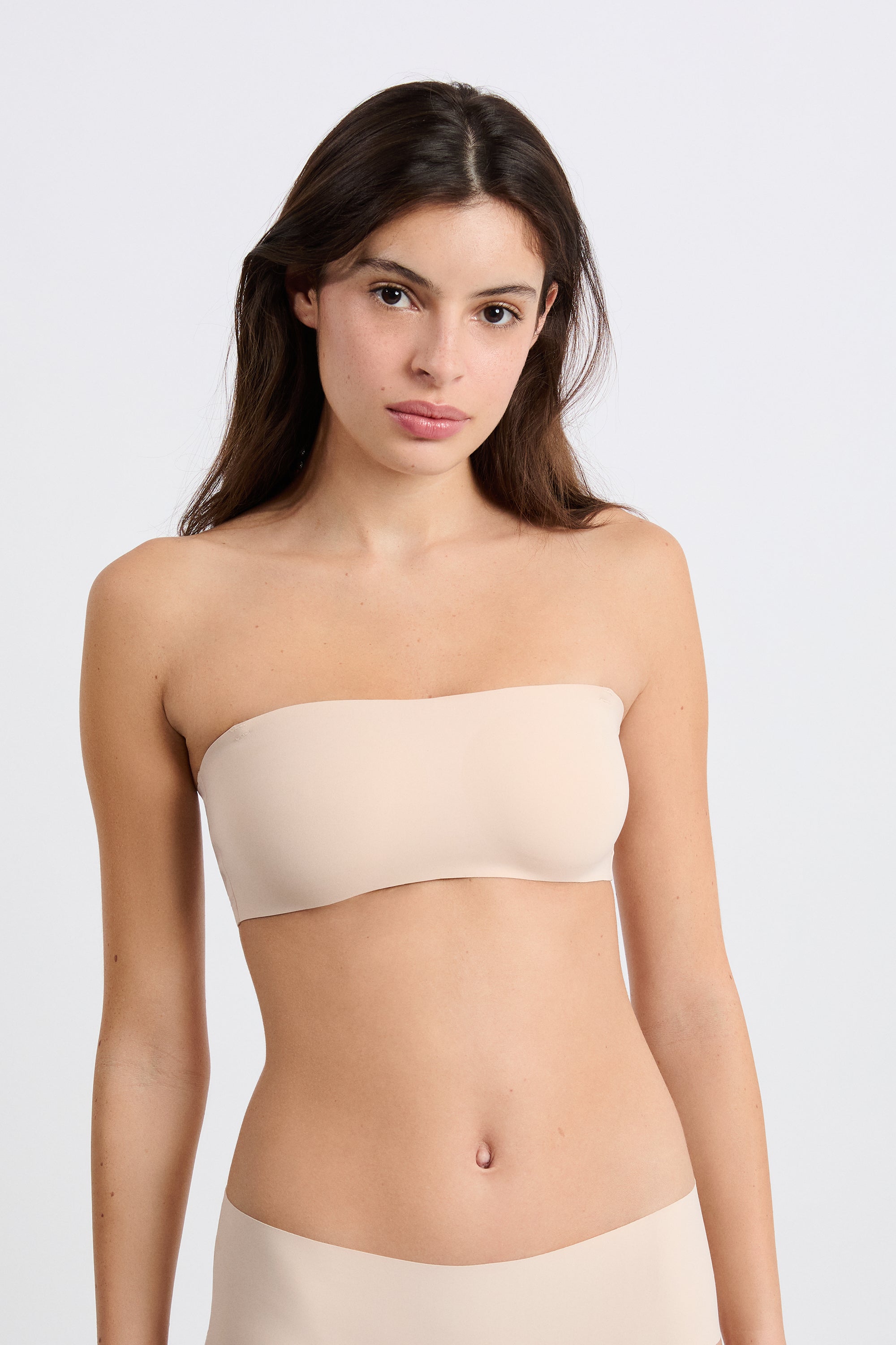 Strapless Wireless Bra In Microfibre