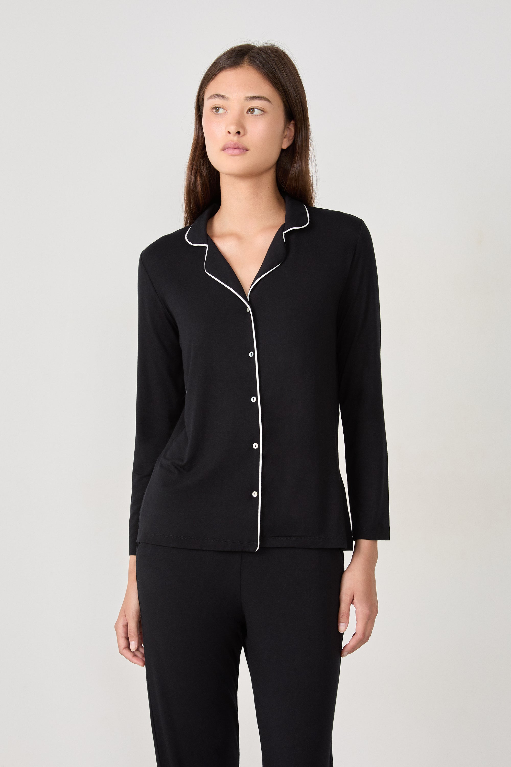 Long-Sleeved Pyjama Shirt