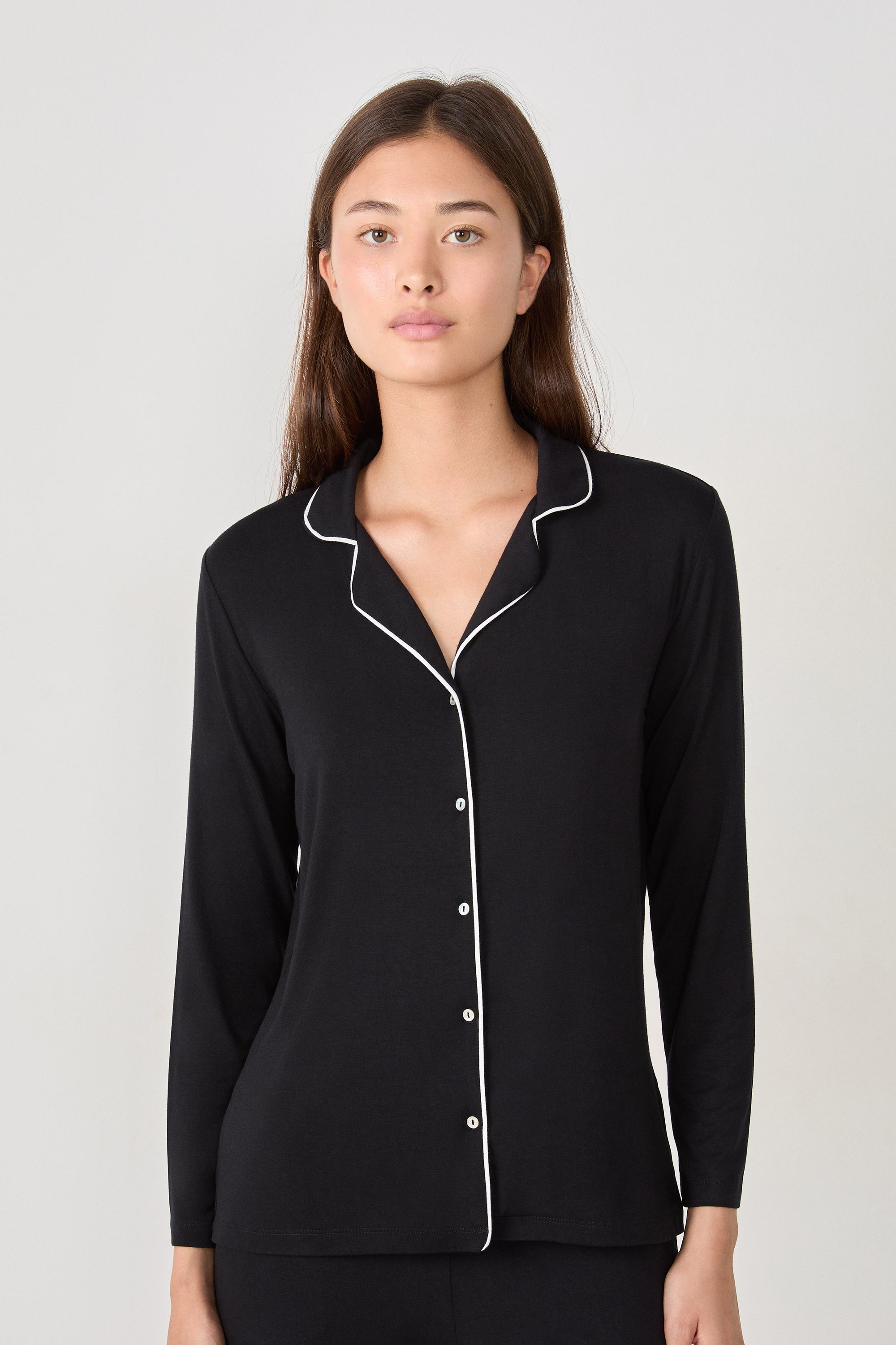 Long-Sleeved Pyjama Shirt
