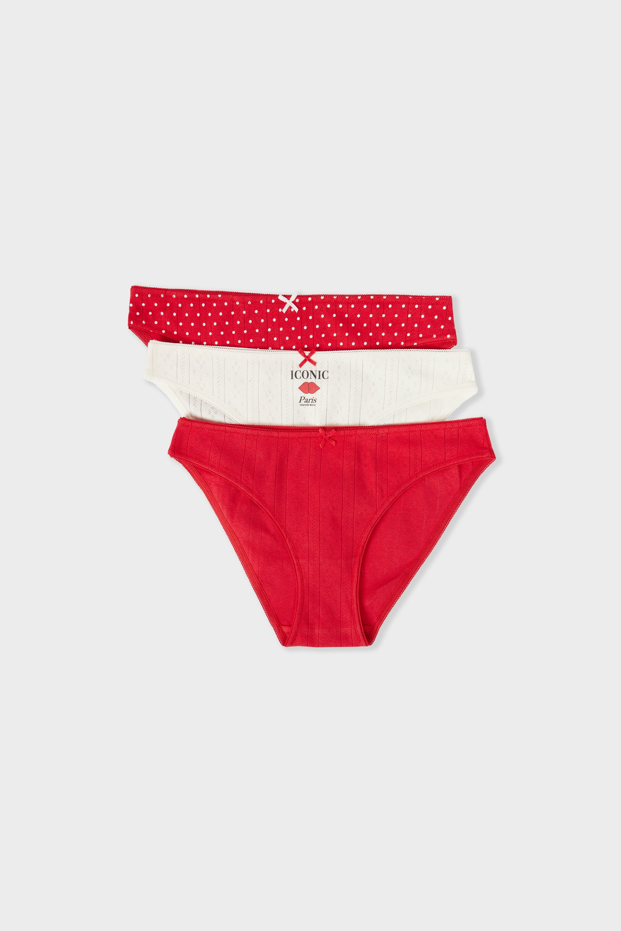 Pack Of 3 Cotton Briefs