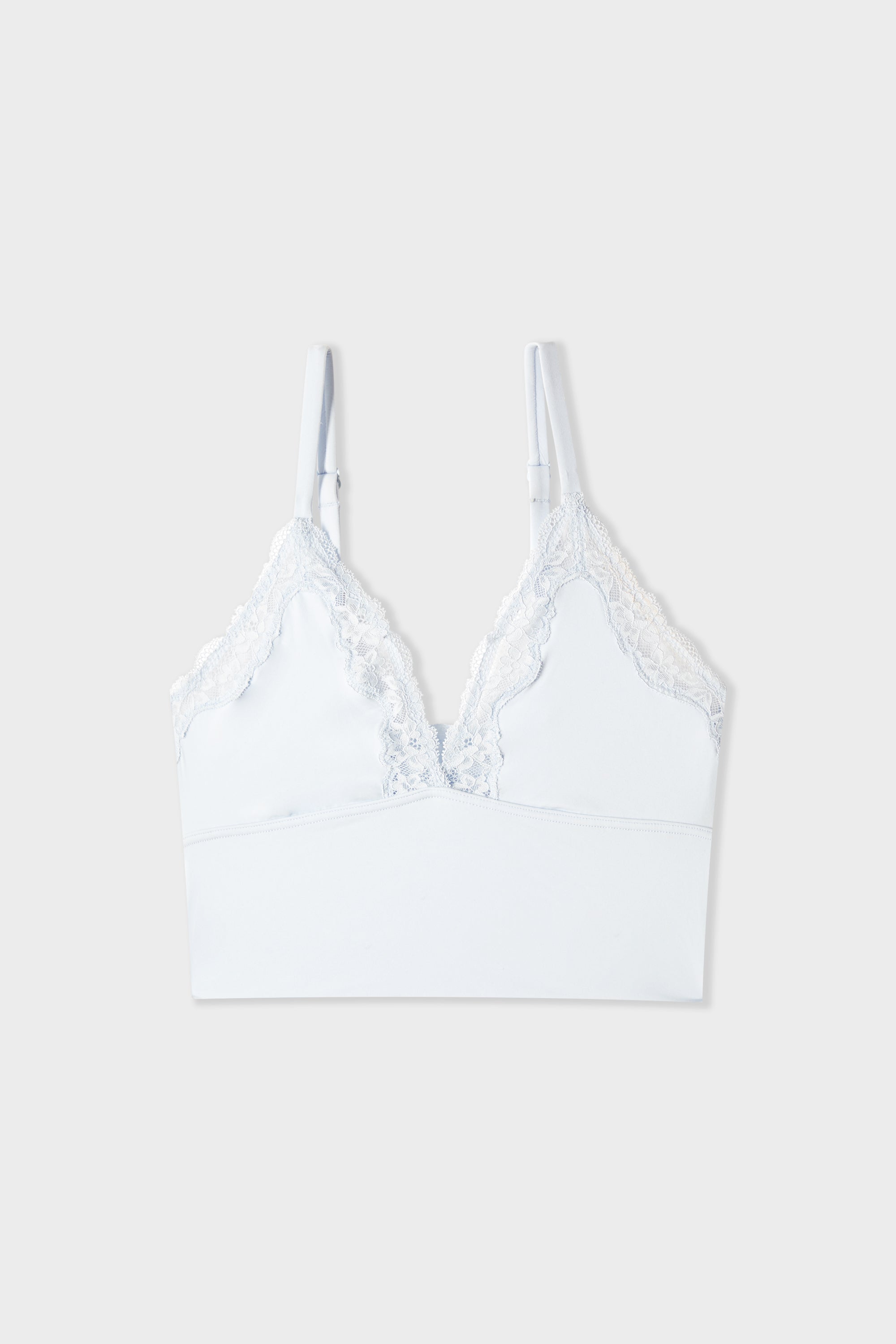 Triangle Bra In Microfiber and Lace