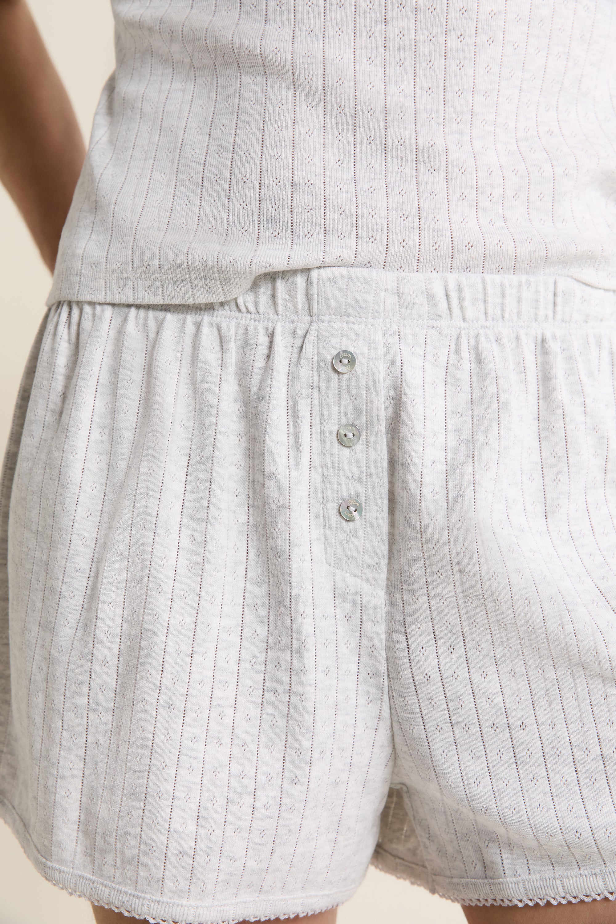 Cotton Pajama Shorts