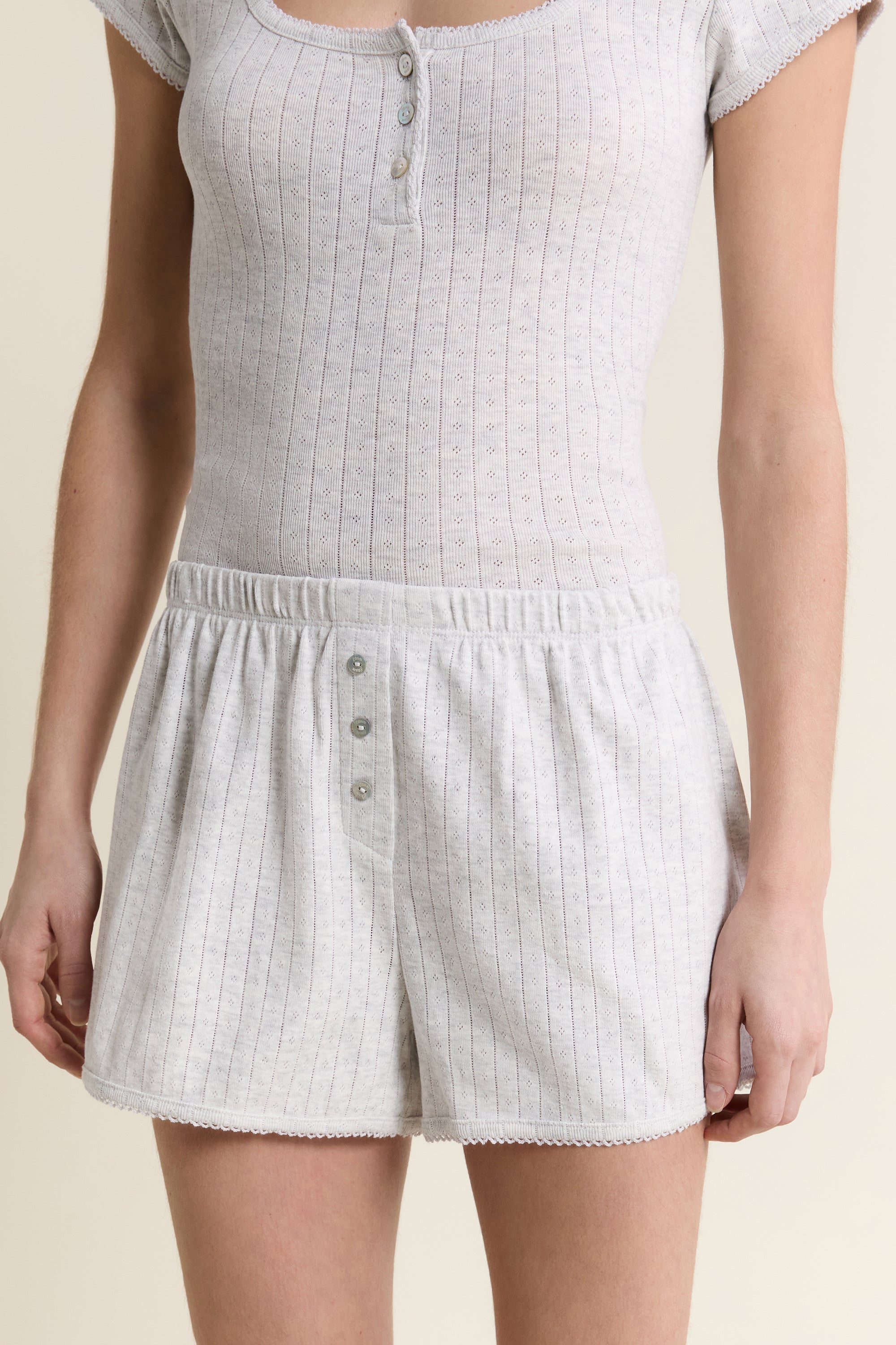 Cotton Pajama Shorts