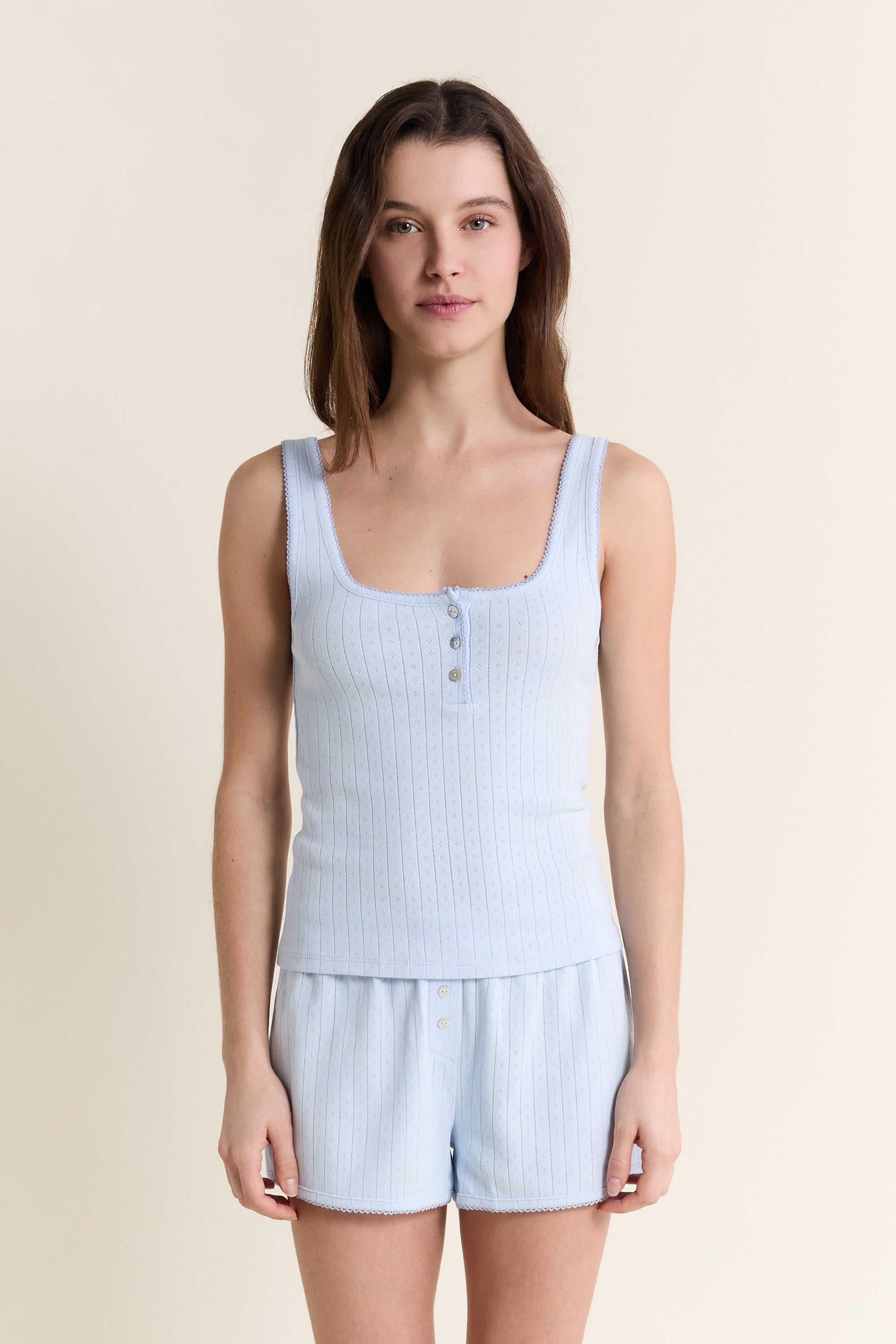 Cotton Pajama Shorts