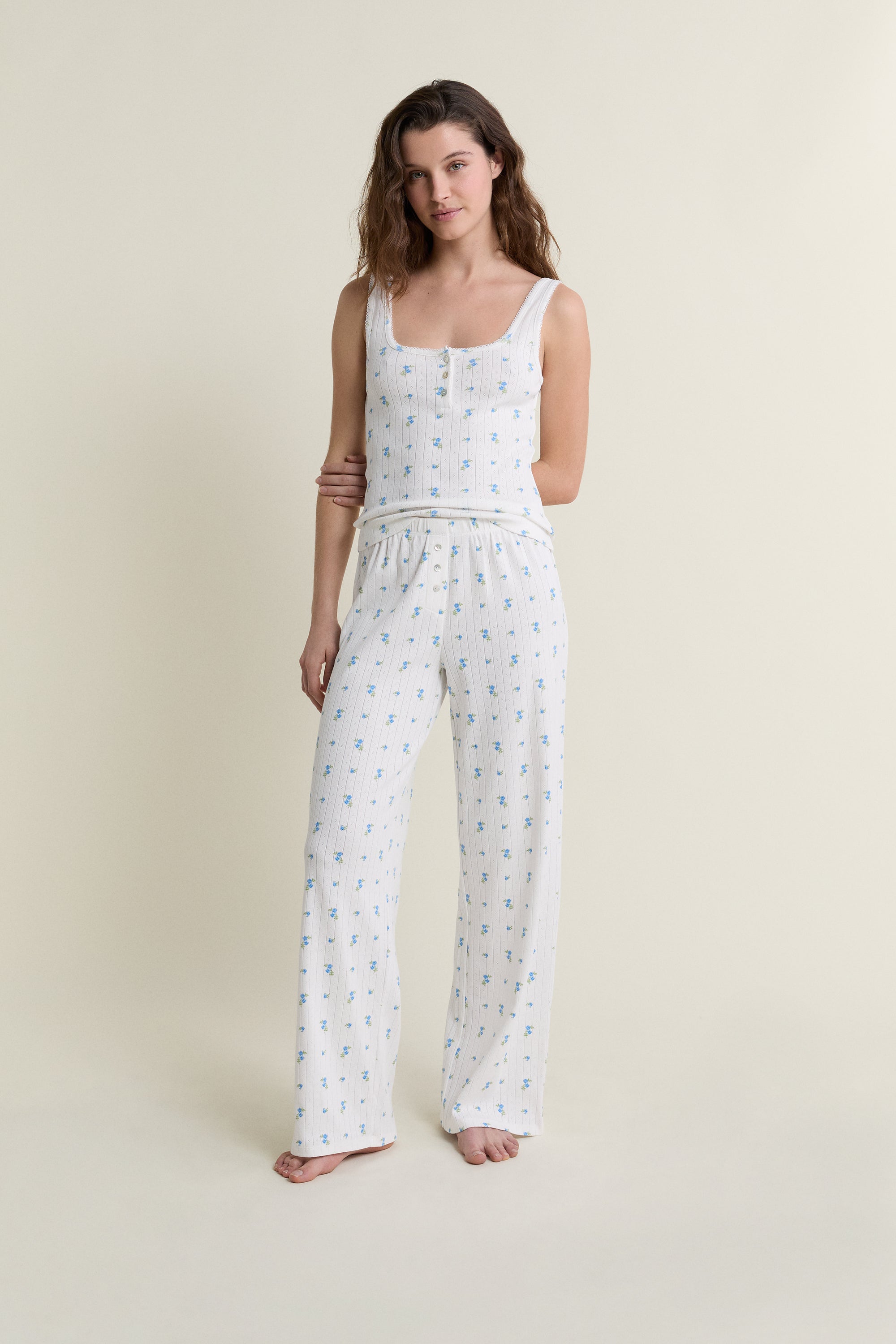 Cotton Pajama Pants