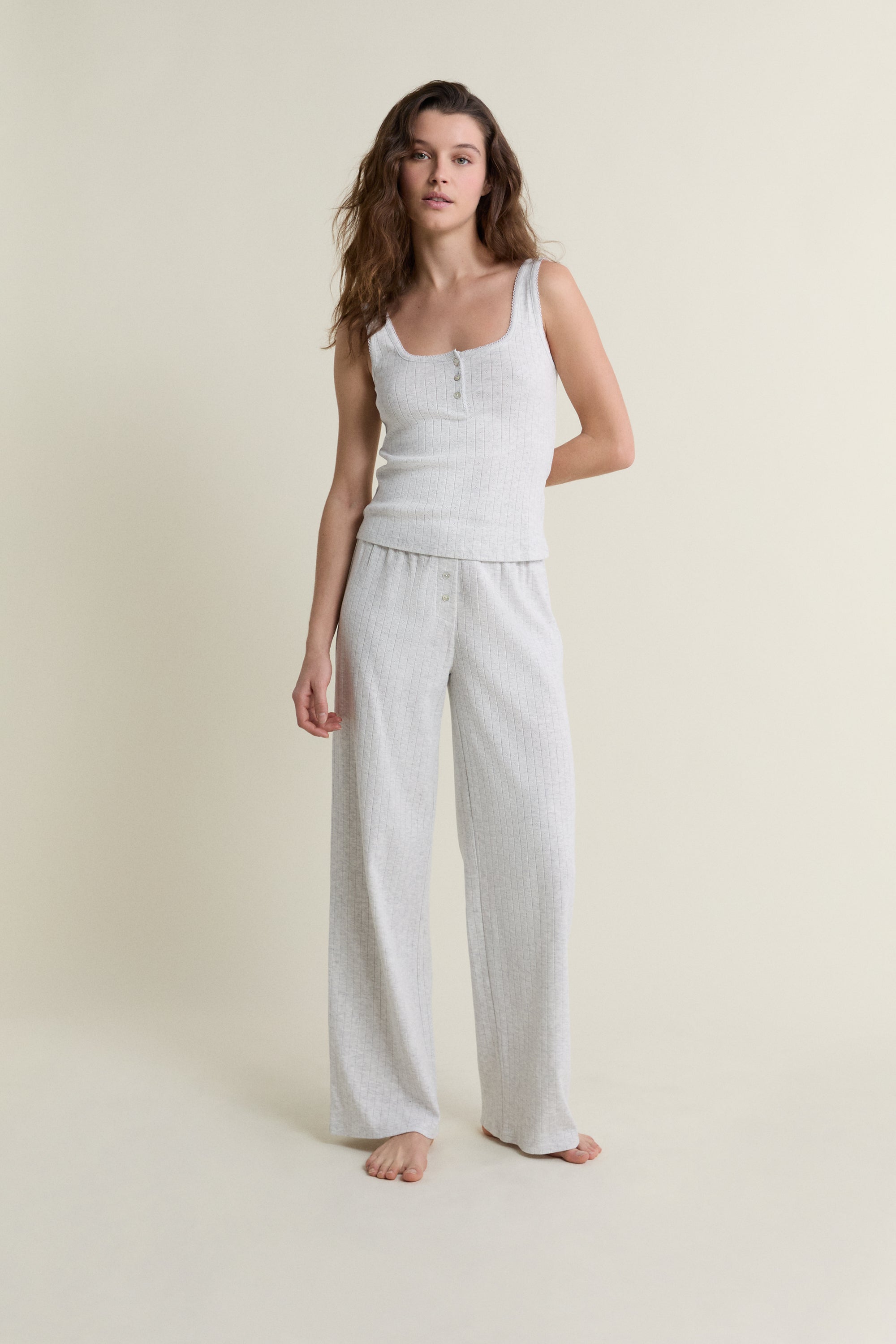 Cotton Pajama Tank Top