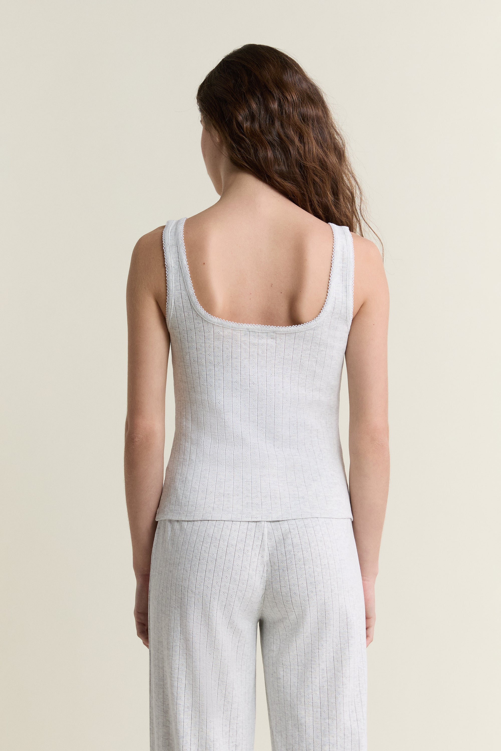 Cotton Pajama Tank Top