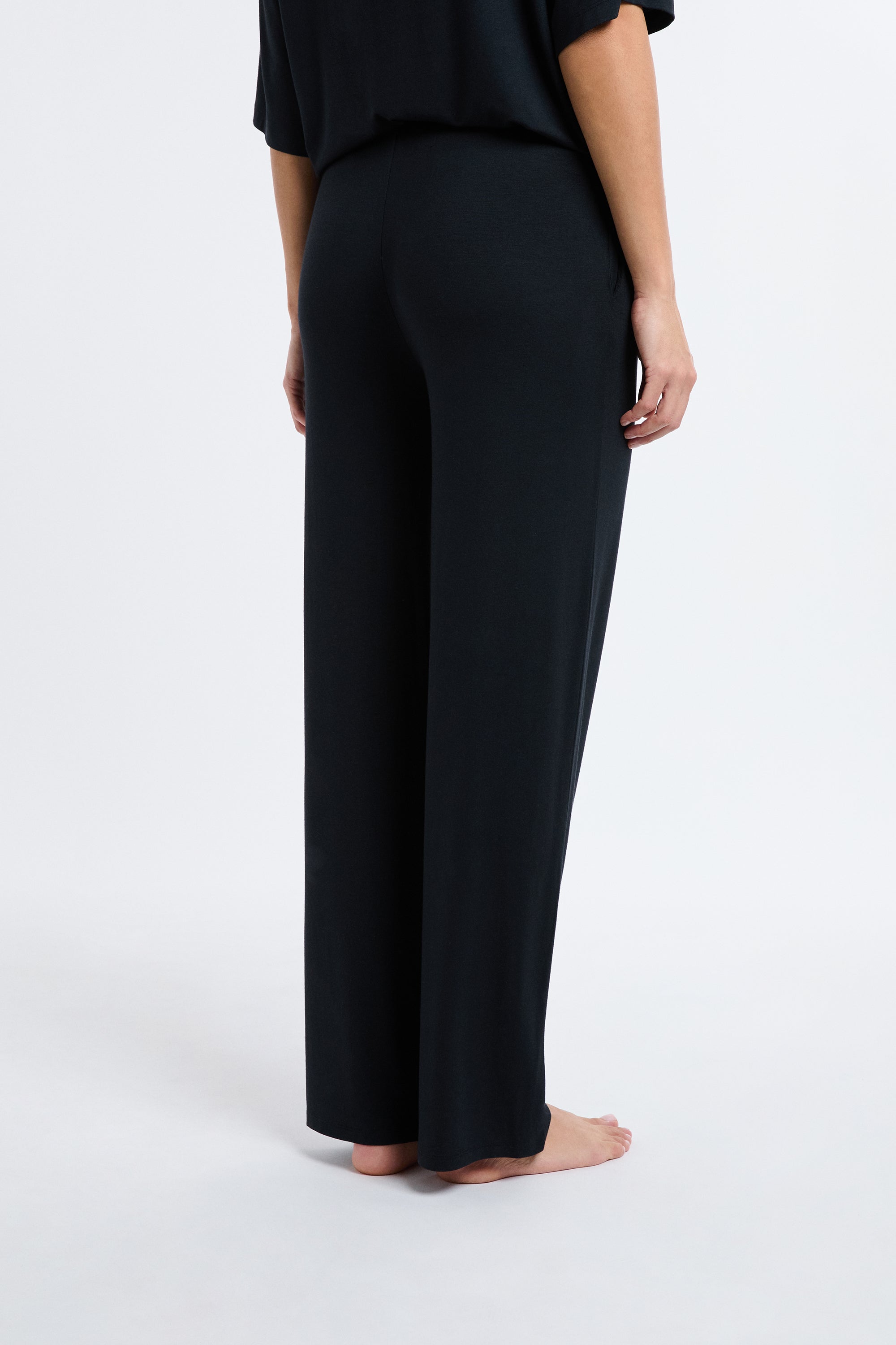 Wide Pajama Pants In Modal
