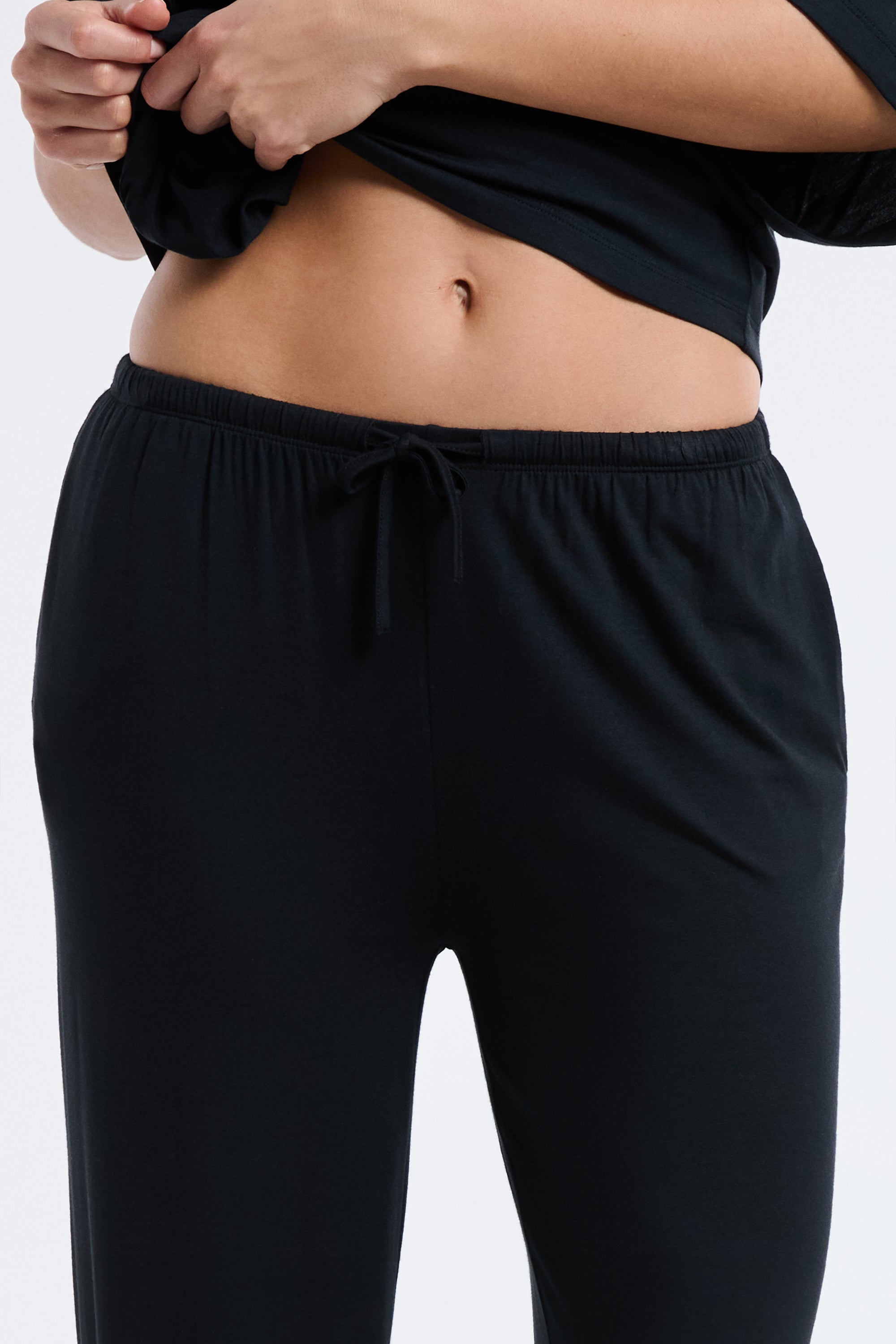 Wide Pajama Pants In Modal