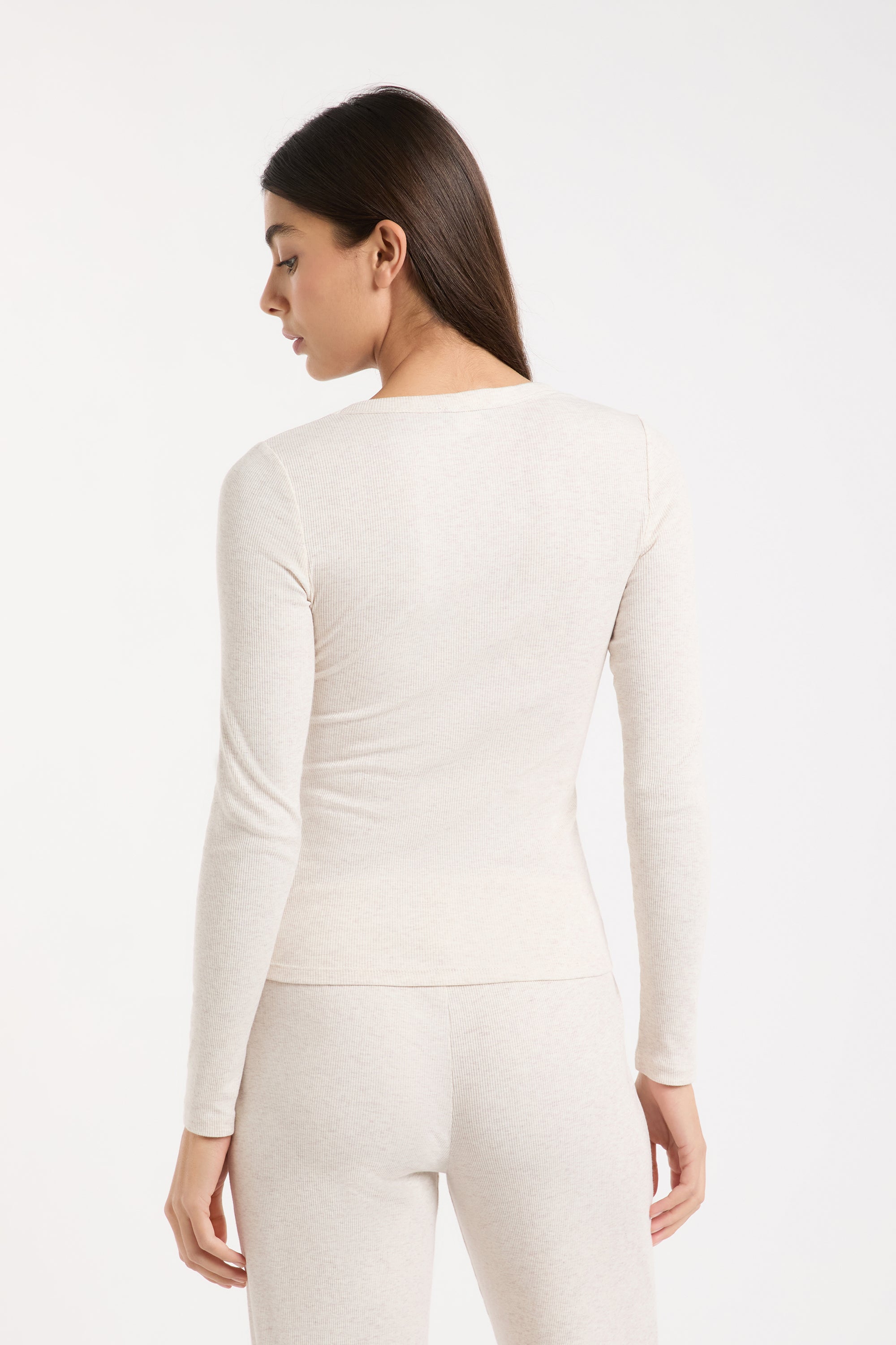 Round-Neck Cotton Pajama T-Shirt