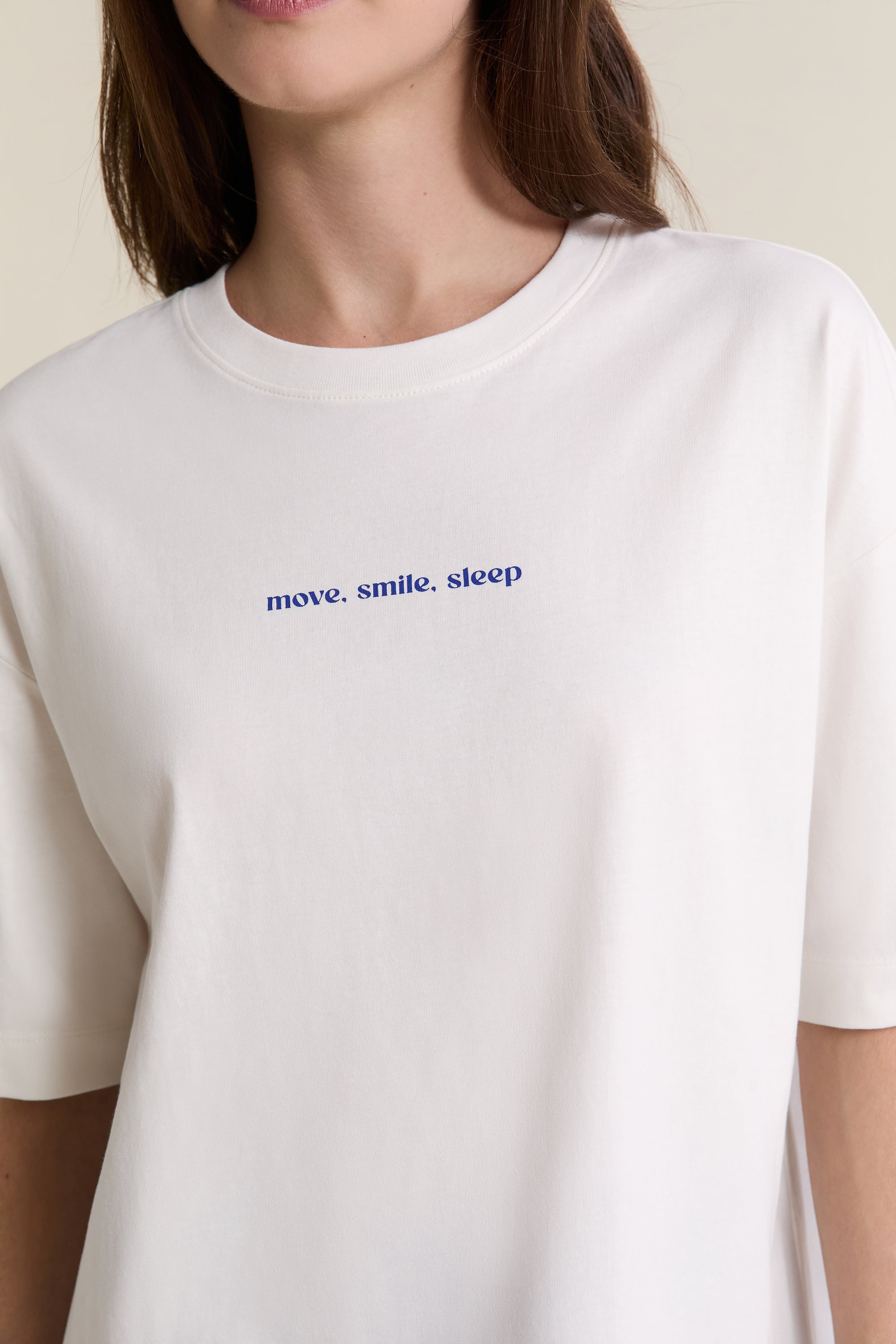 Short-Sleeved Cotton Pajama T-Shirt