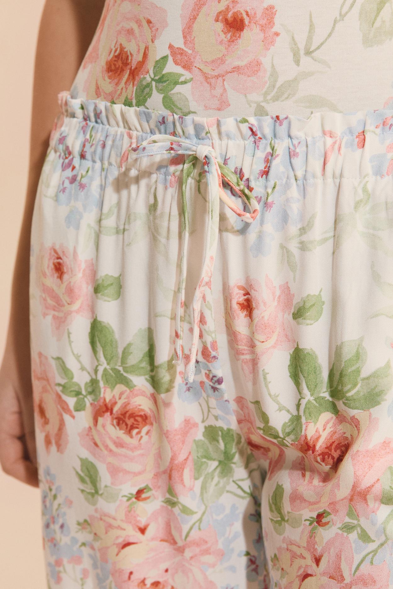 Floral Print Pajama Pants
