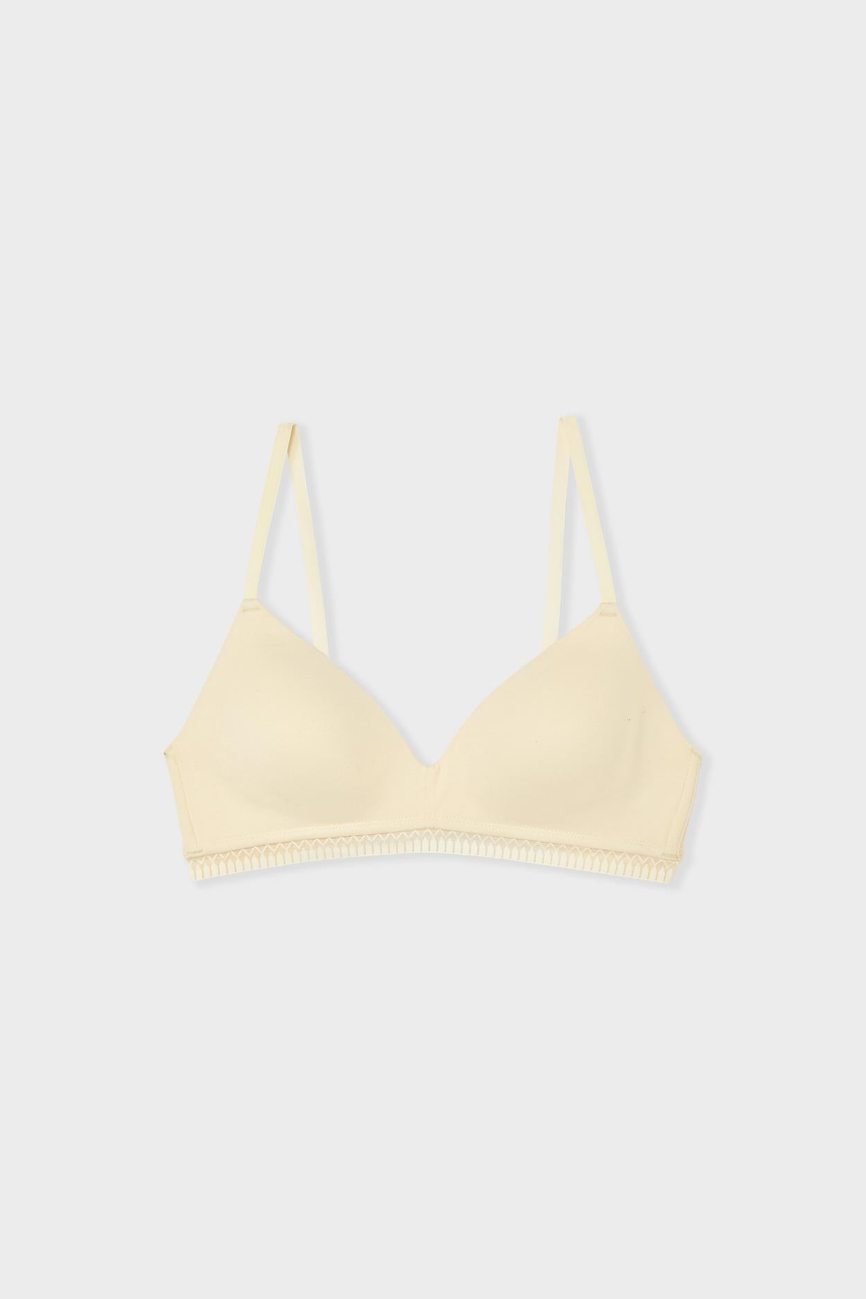 Wireless Bra Lightly Lined In Organic Cotton