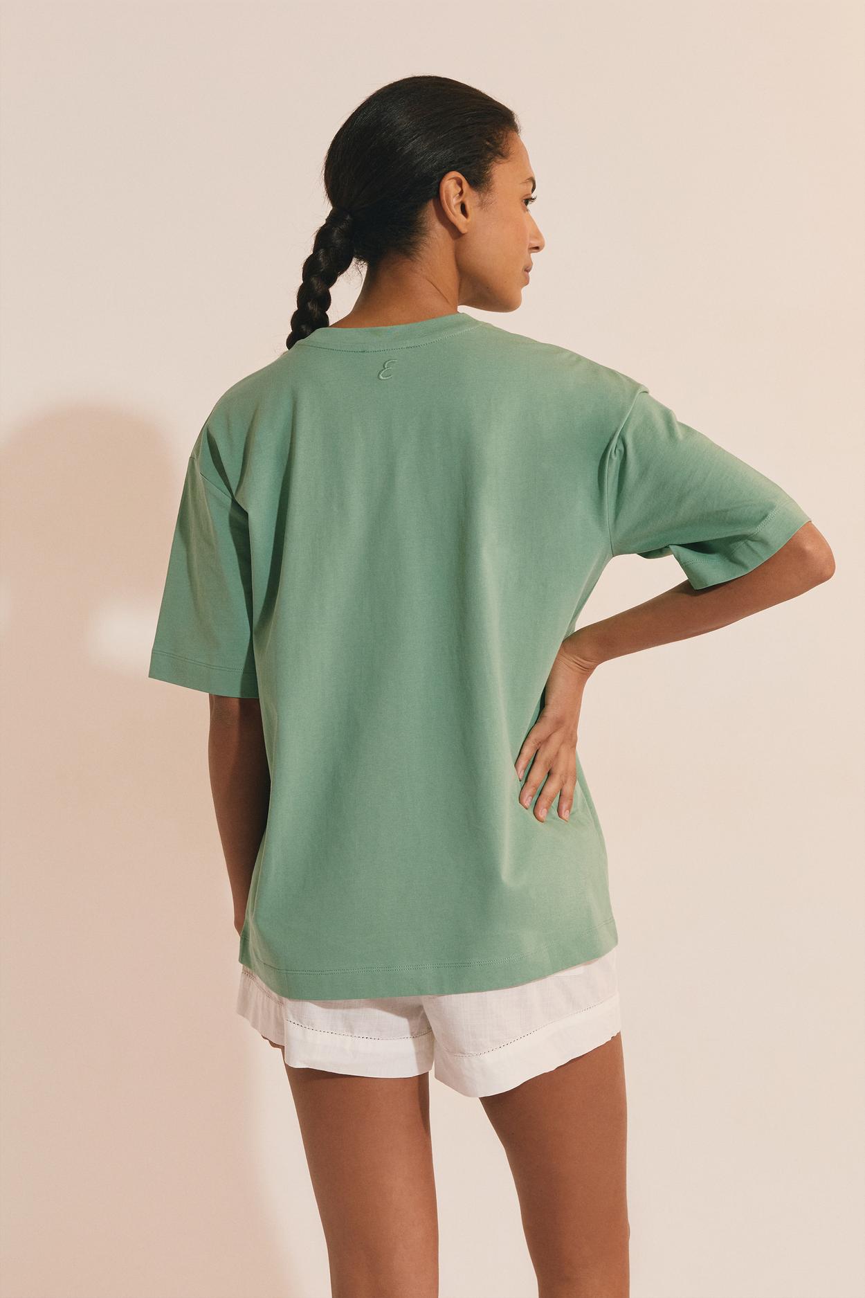Short-Sleeve Cotton Pajama T-Shirt