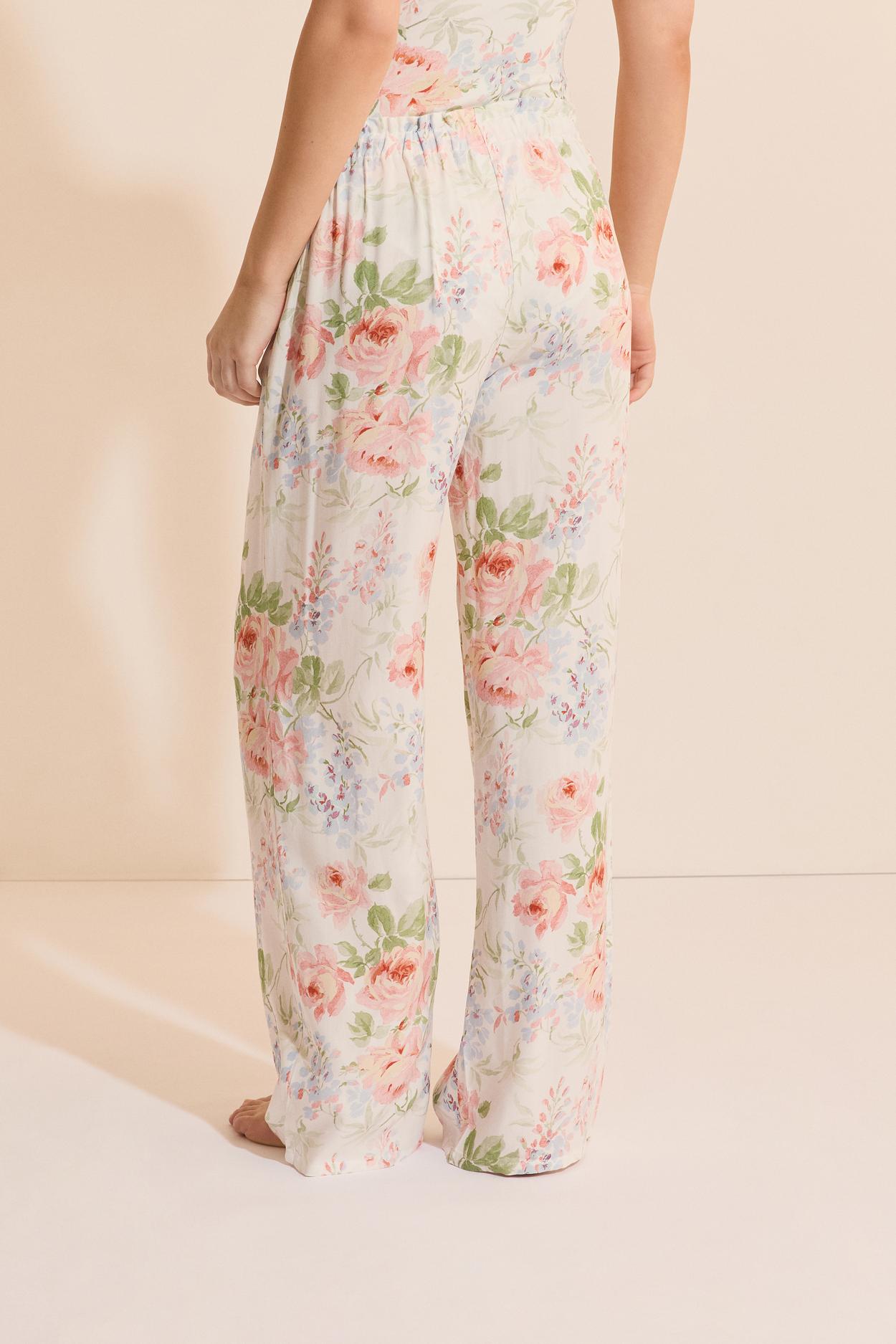 Floral Print Pajama Pants