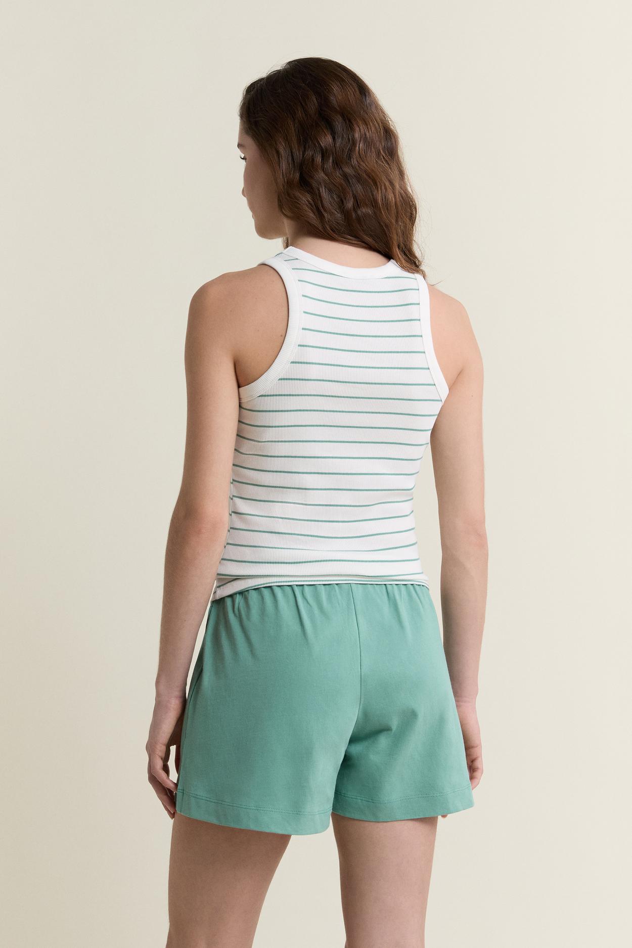 Boyfriend Cotton Pajama Shorts