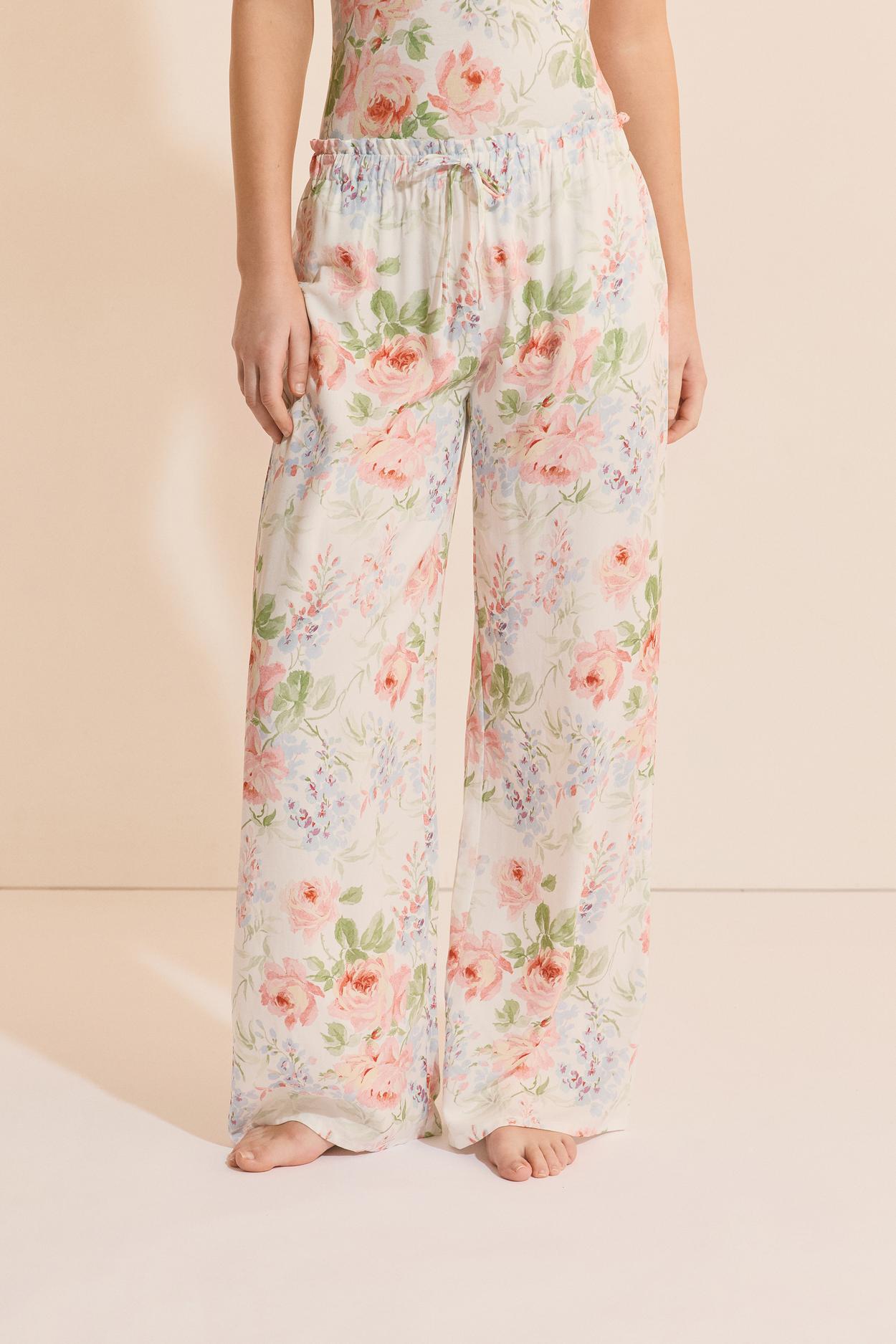 Floral Print Pajama Pants