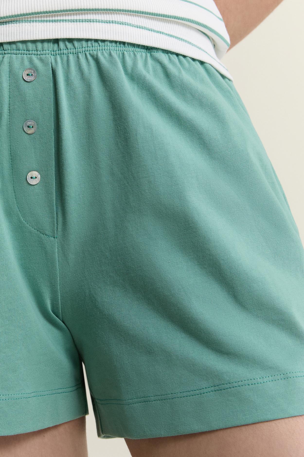 Boyfriend Cotton Pajama Shorts