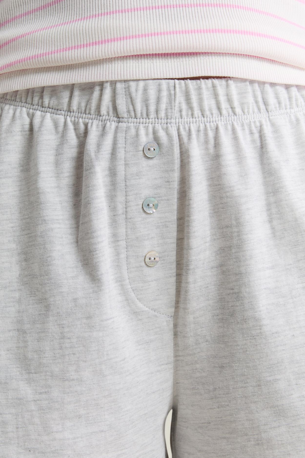 Boyfriend Cotton Pajama Shorts