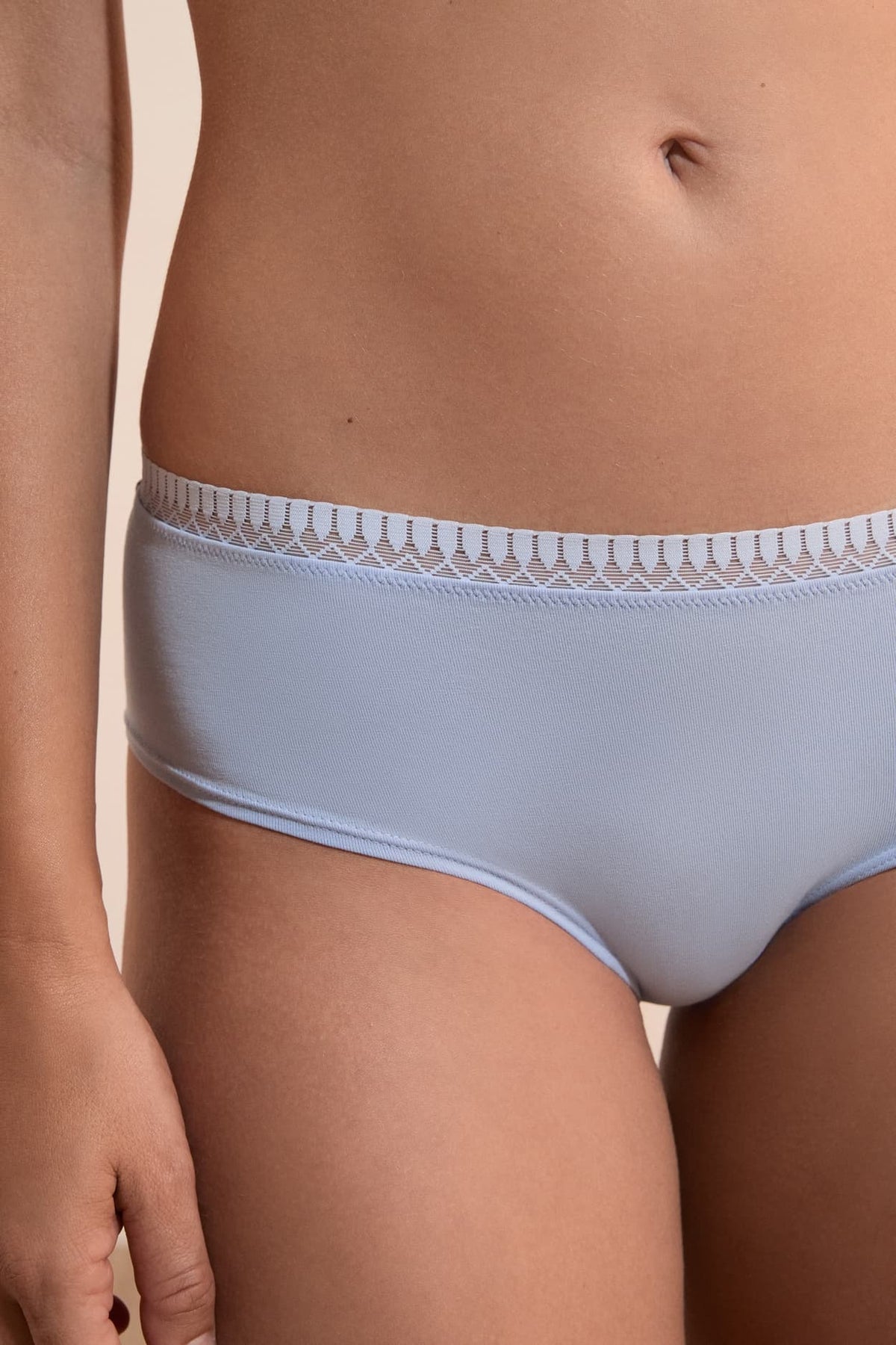 Organic Cotton Cheeky Brief - SKY BLUE