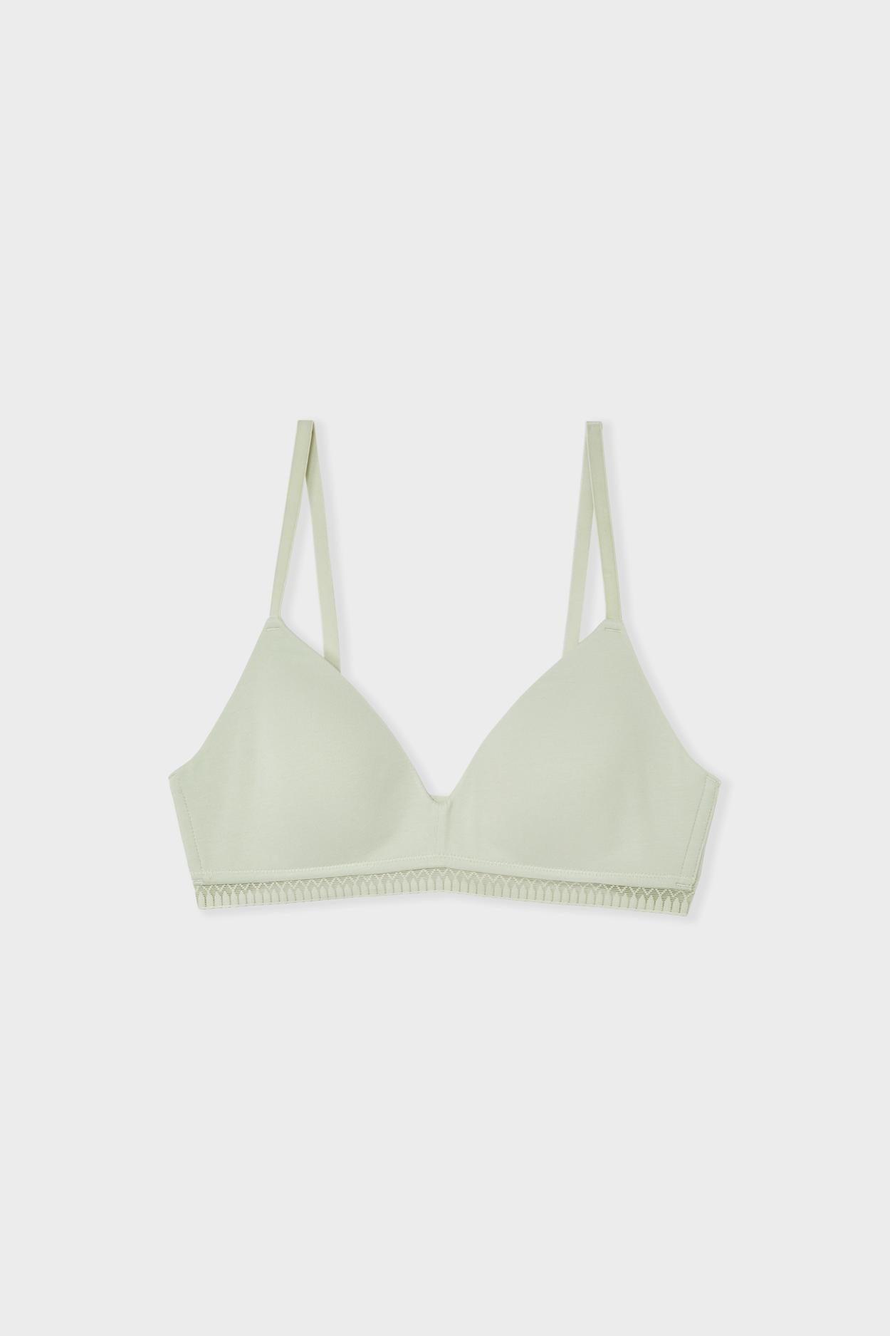 Wireless Lightly Lined Bra In Organic Cotton