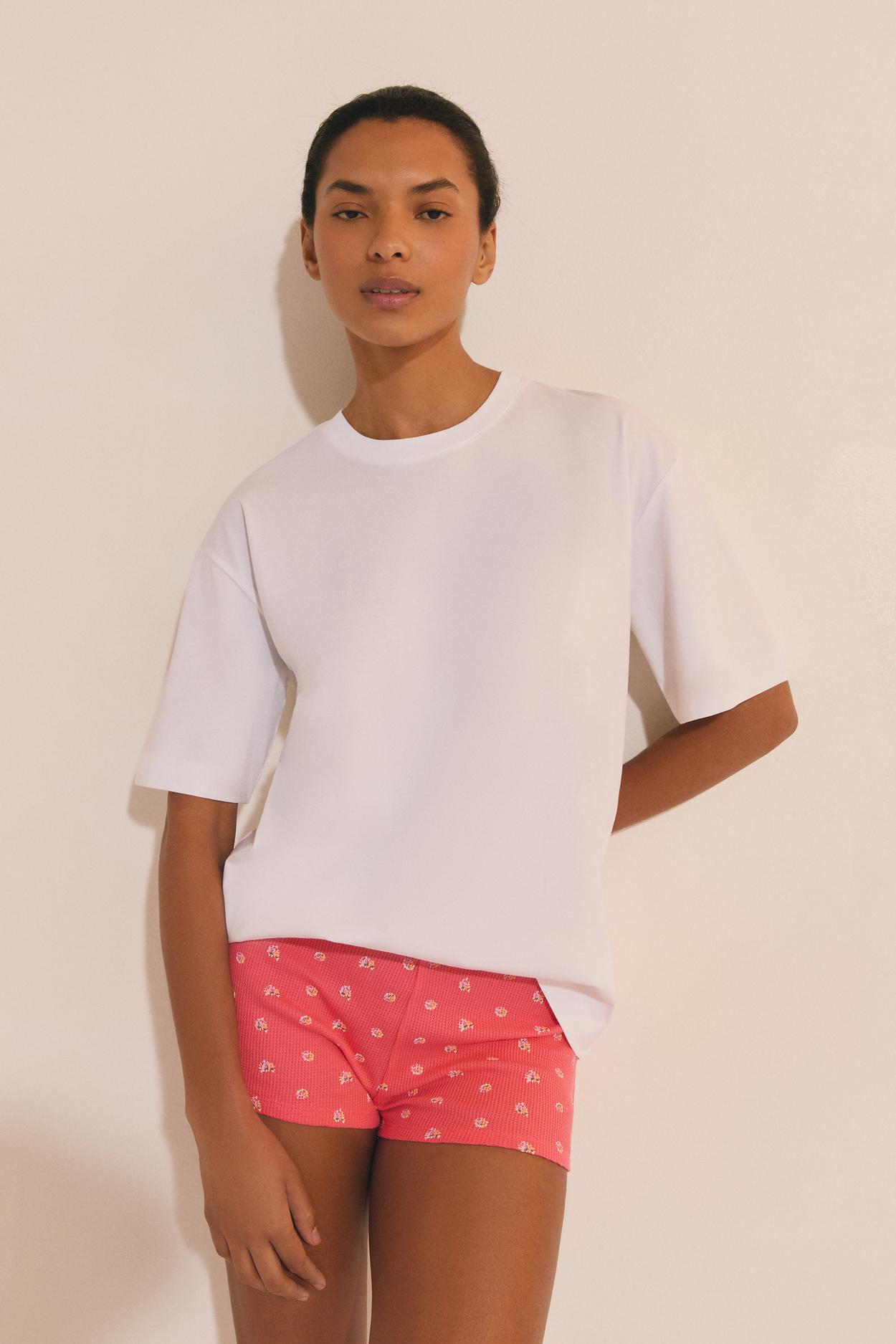 Short-Sleeve Cotton Pajama T-Shirt